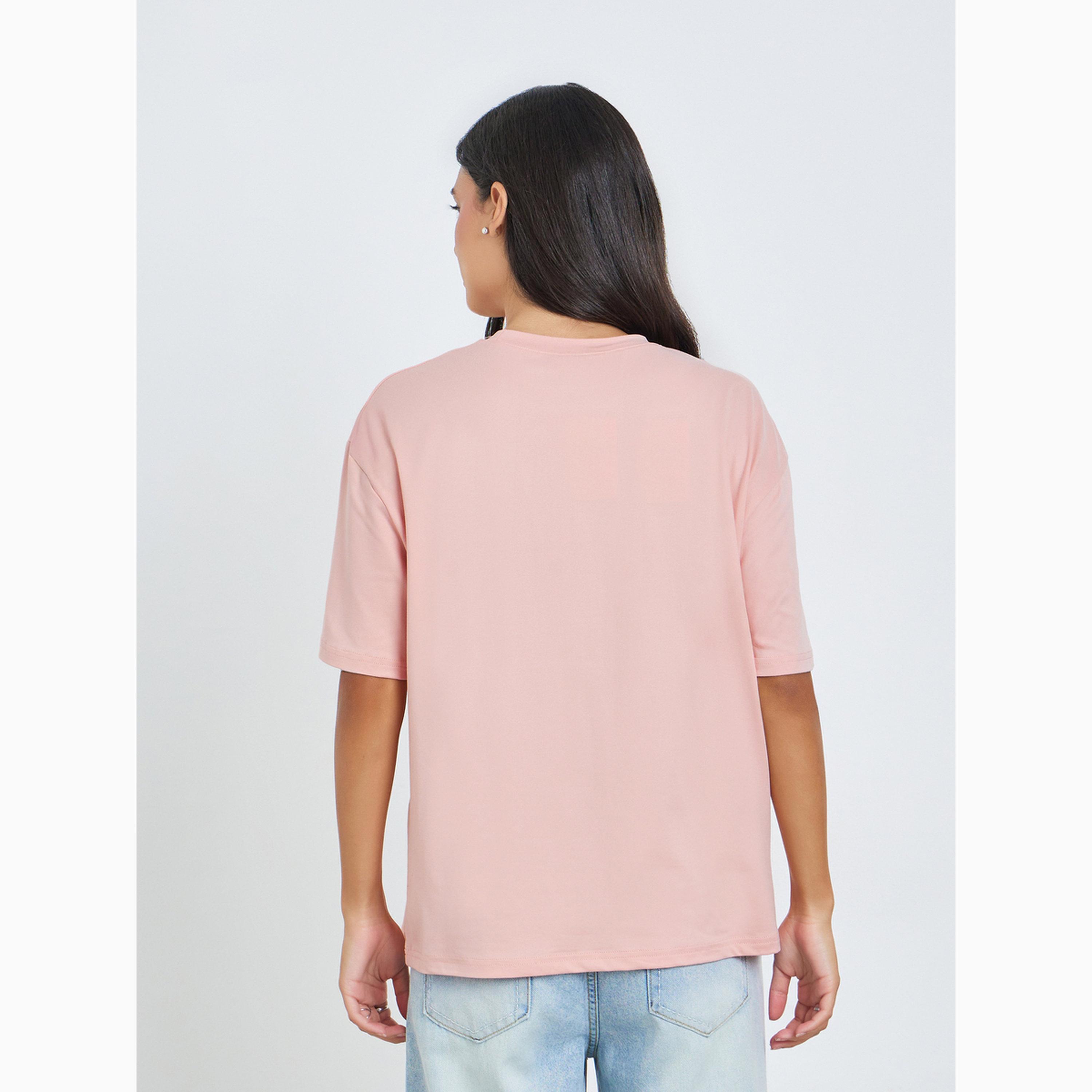 تيشيرت واسع بأكمام قصيرة-women-clothing-tshirts-image-5
