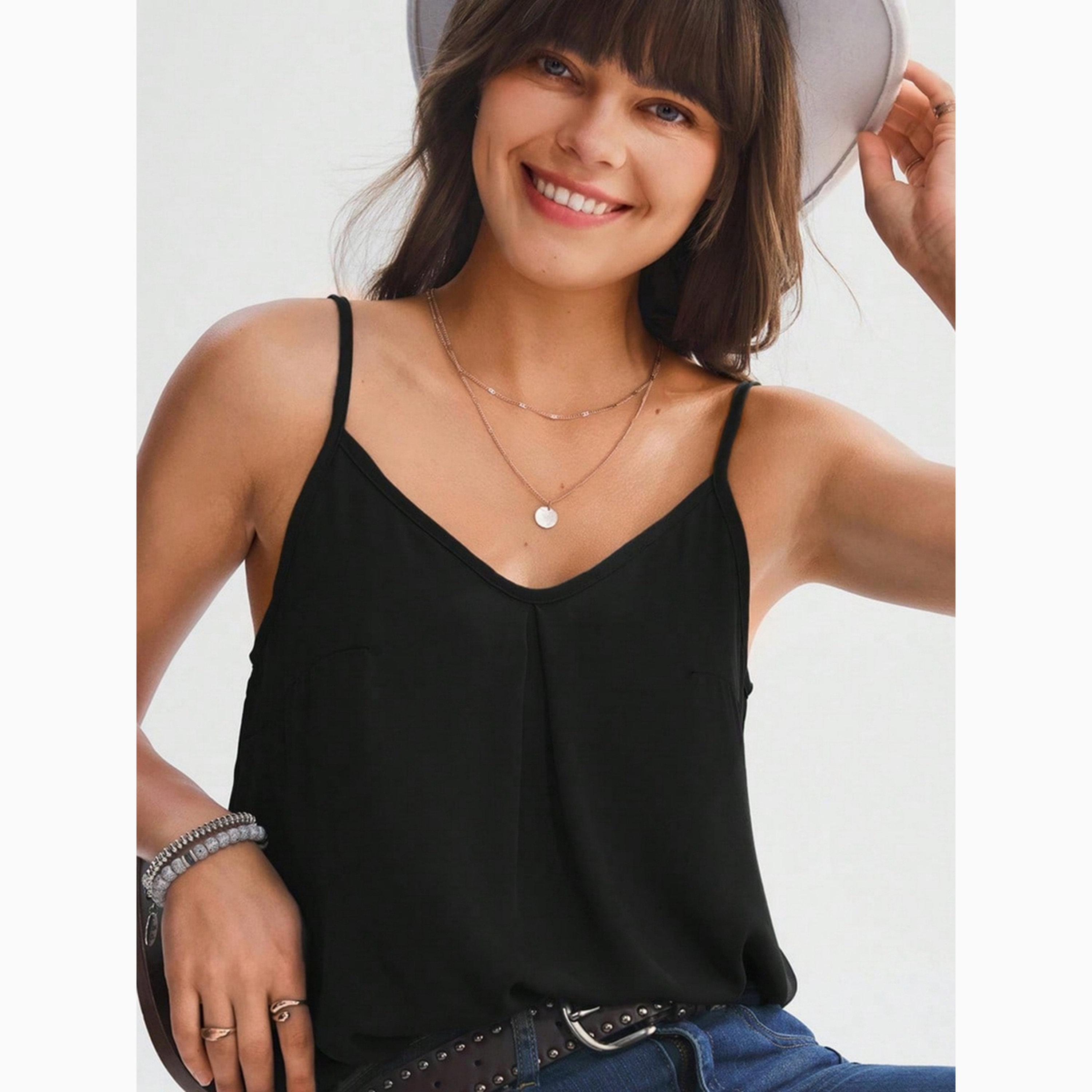 بلوزة كامي سادة-women-clothing-shirtsandblouses-blouses-image-1