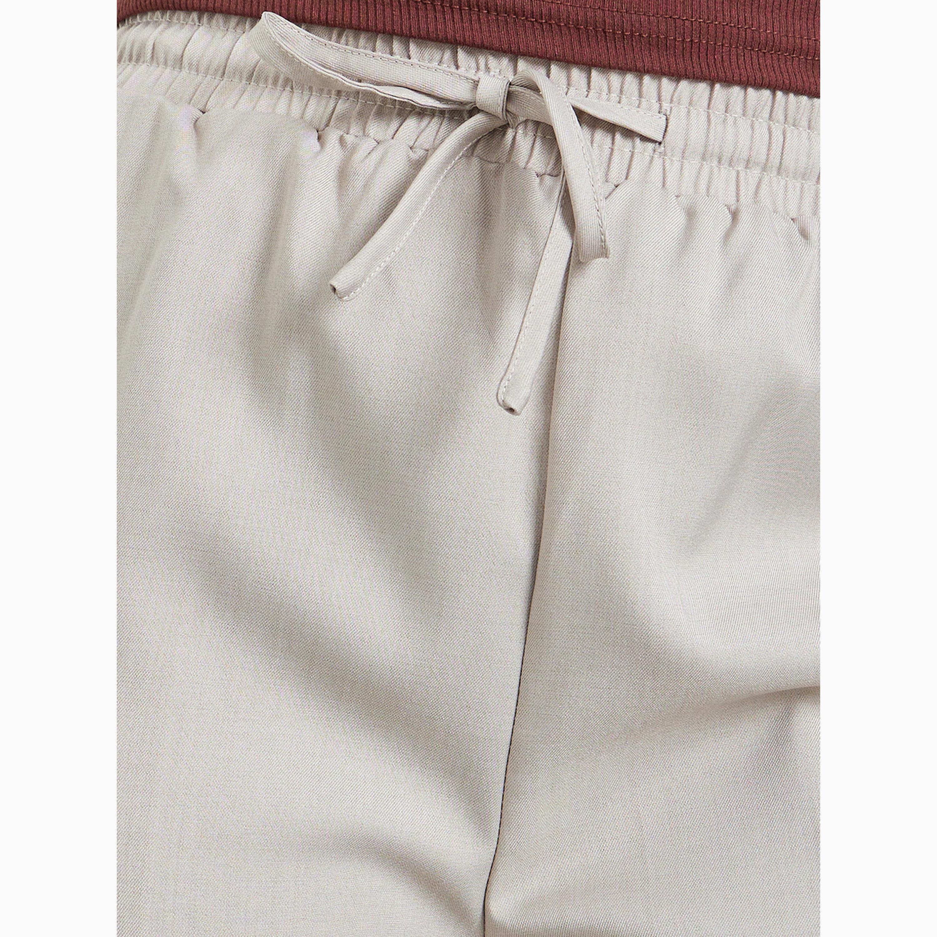 Styli Cream Wide Leg Casual Pants-women-clothing-bottoms-joggers-image-3