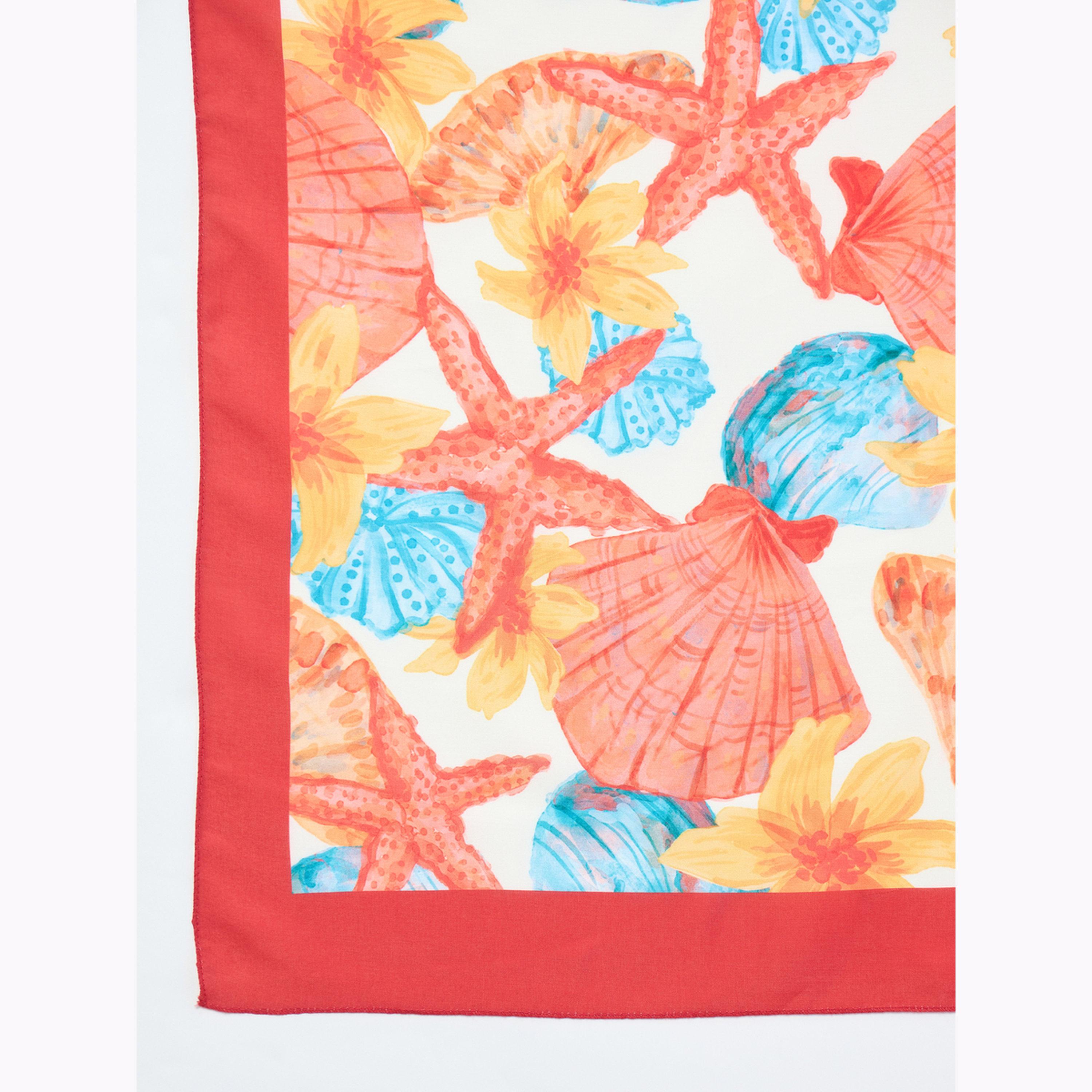 Styli Seashell Print Scarf-women-clothingaccessories-scarves-image-1