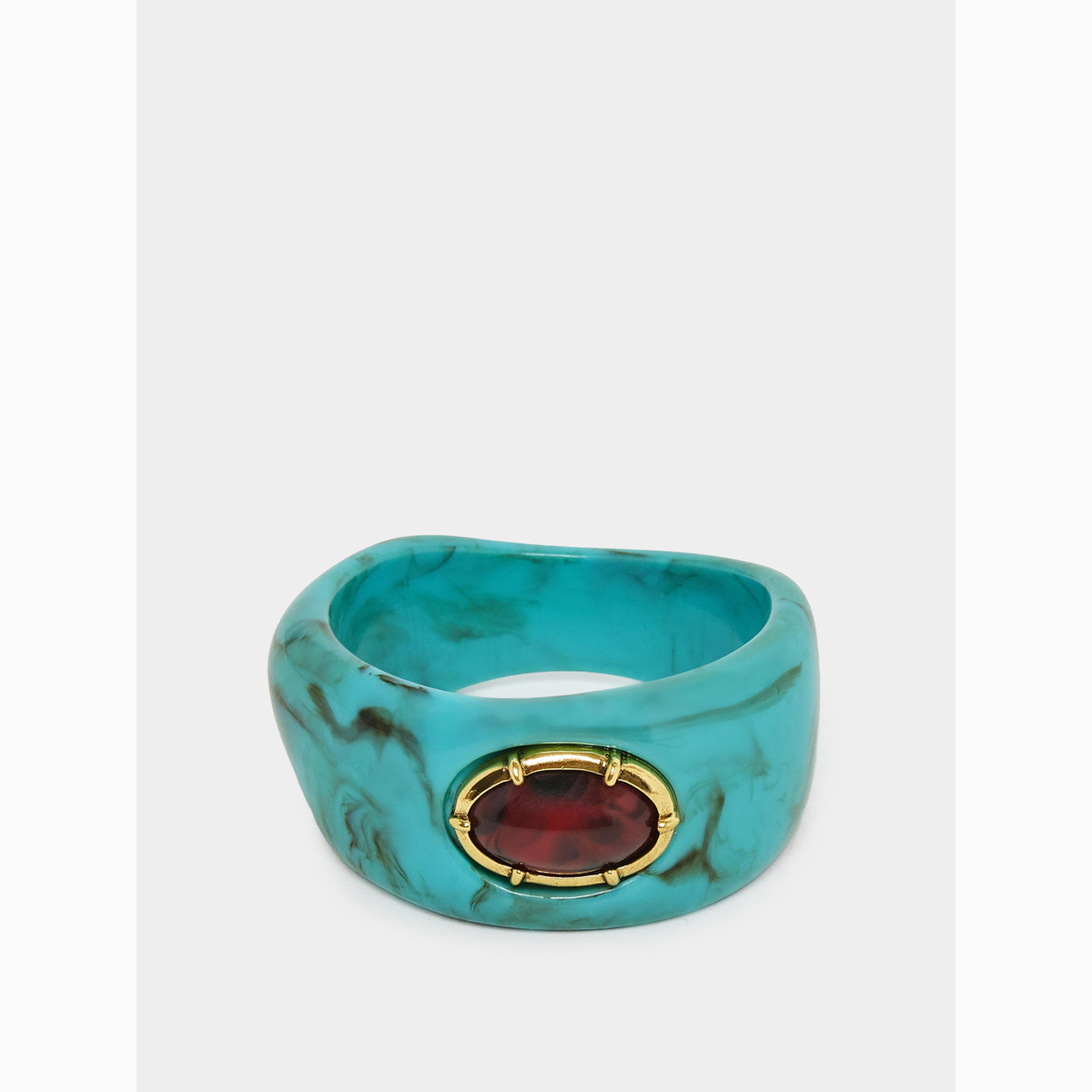 سوار مزين بحجر كريم-women-watchesandjewellery-jewellery-banglesandbracelets-image-3