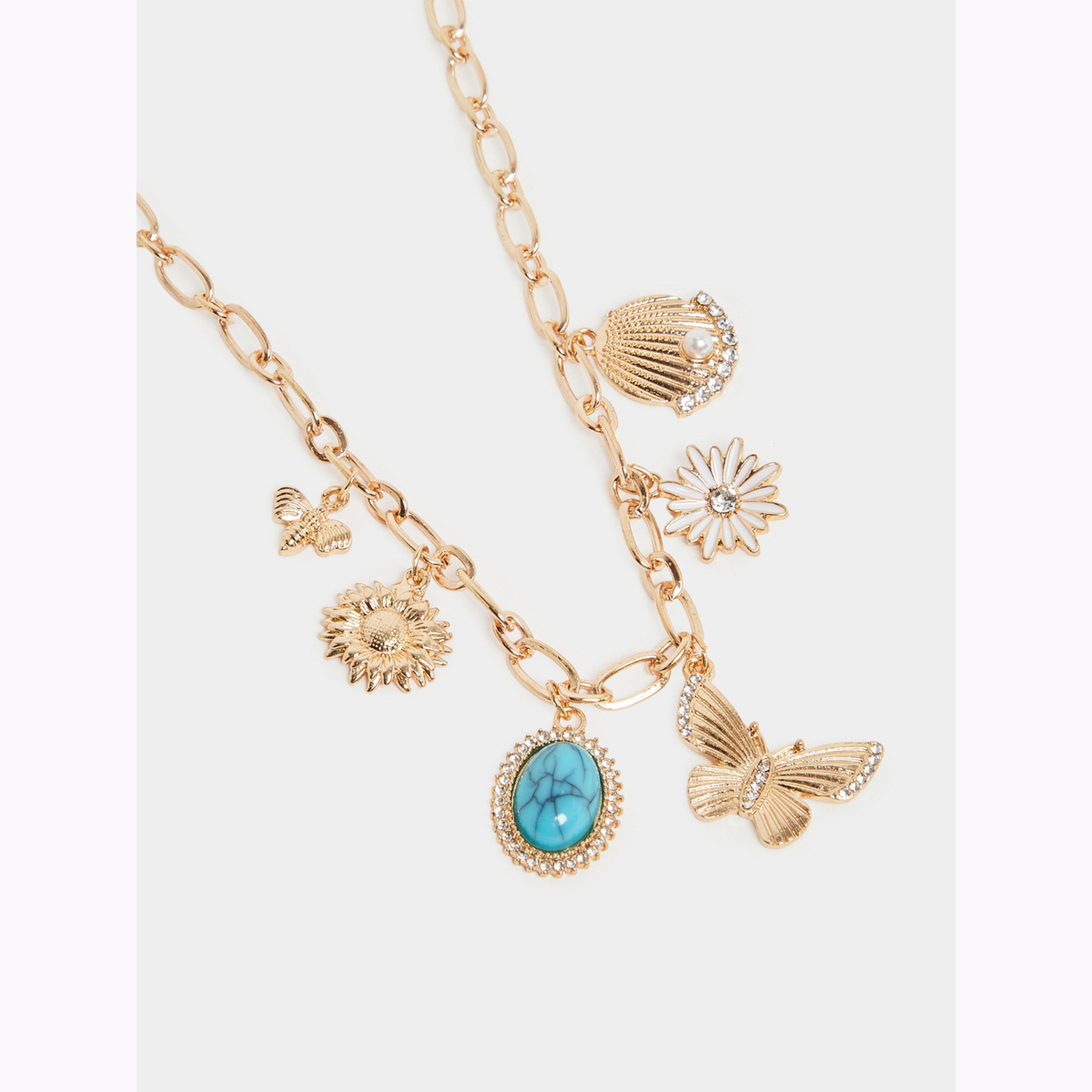 Styli Gold Charm Pendant Necklace-women-watchesandjewellery-jewellery-necklacesandpendants-image-3