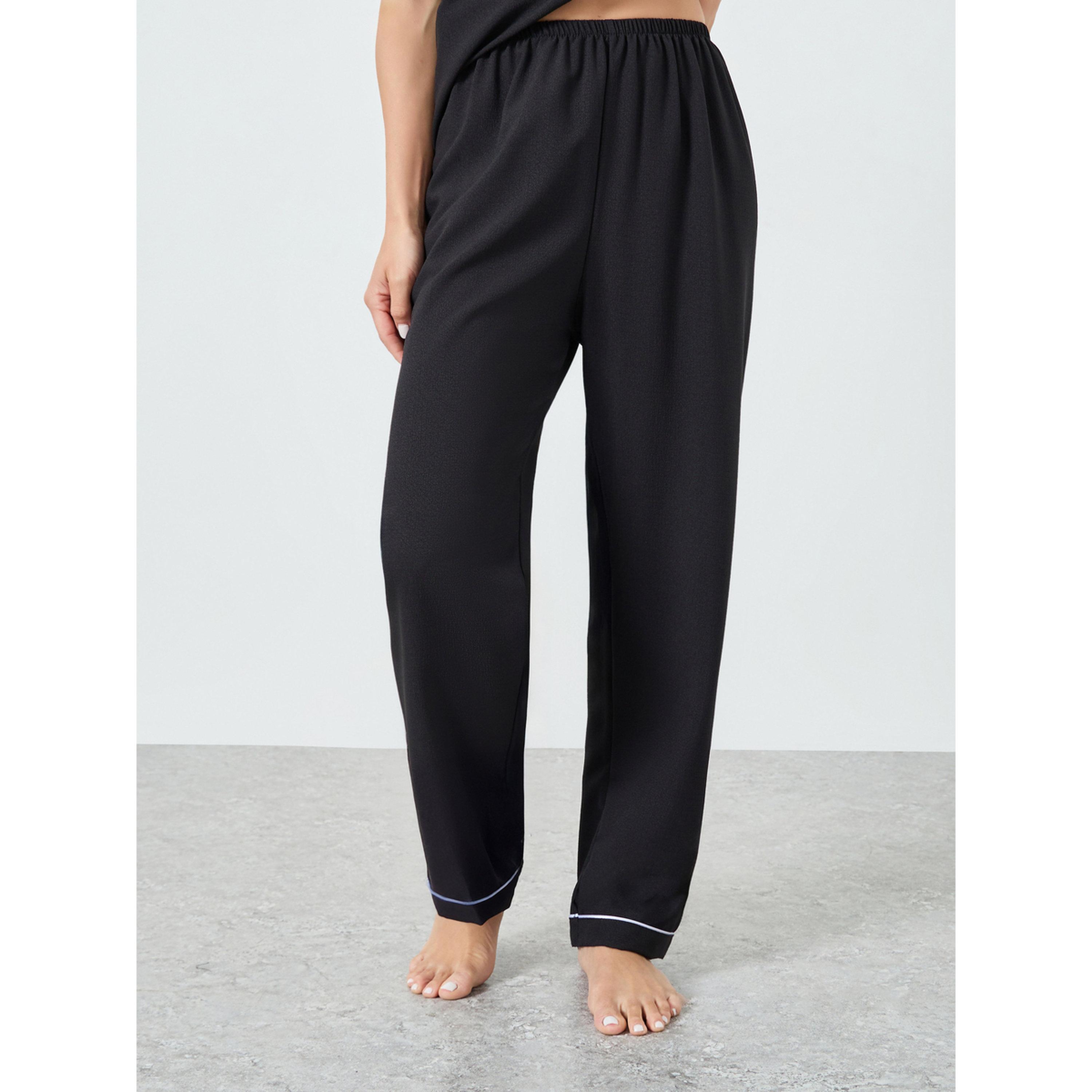 Take Two Black Heart Pocket Detail Shirt and Pyjama Set-women-clothing-nightwear-pyjamas-longsets-image-4