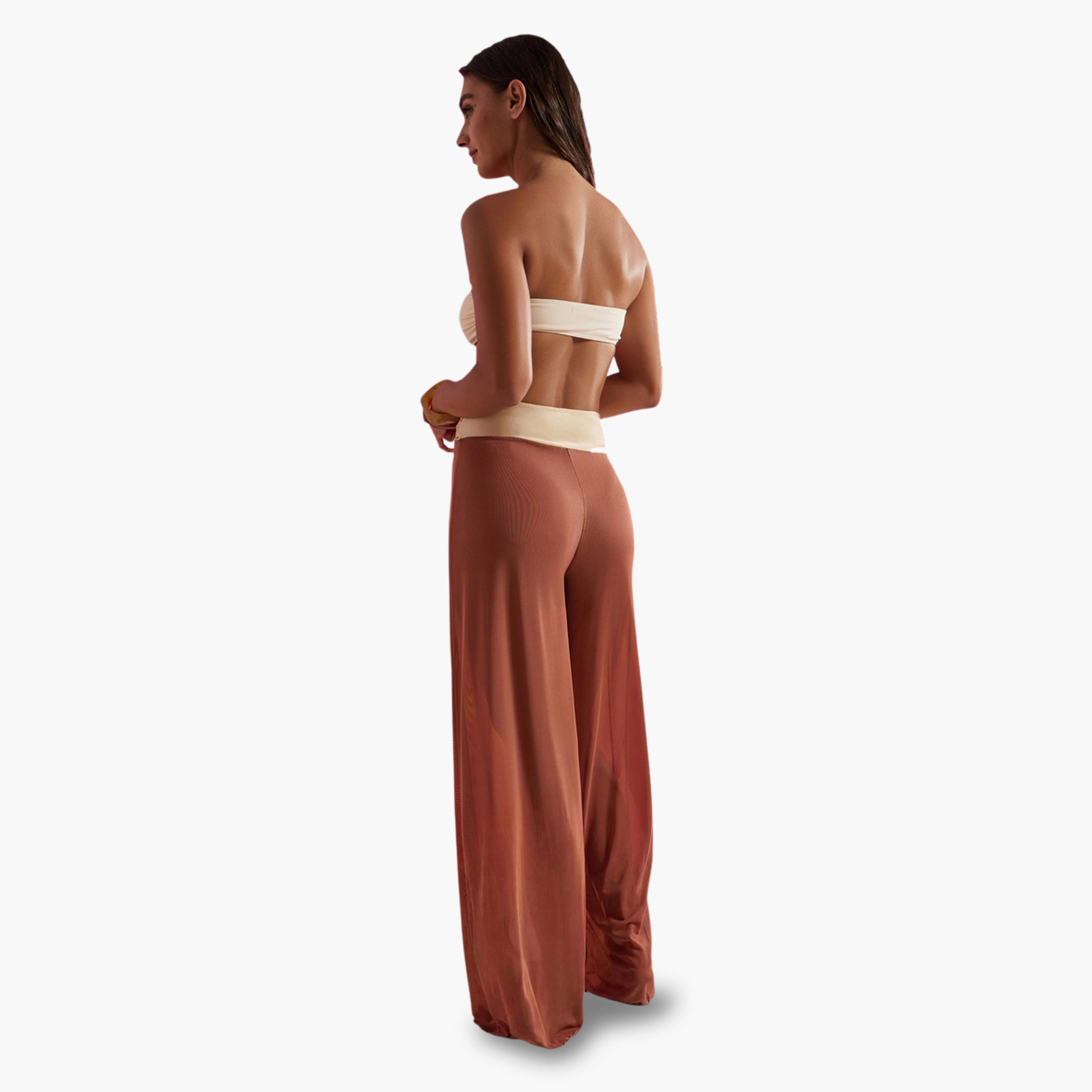 طقم من 3 قطع - توب باندو بحمالة قابلة للفصل، سروال بيكيني داخلي وبنطال بأرجل واسعة-women-clothing-swimandbeach-swim-bikinis-image-3