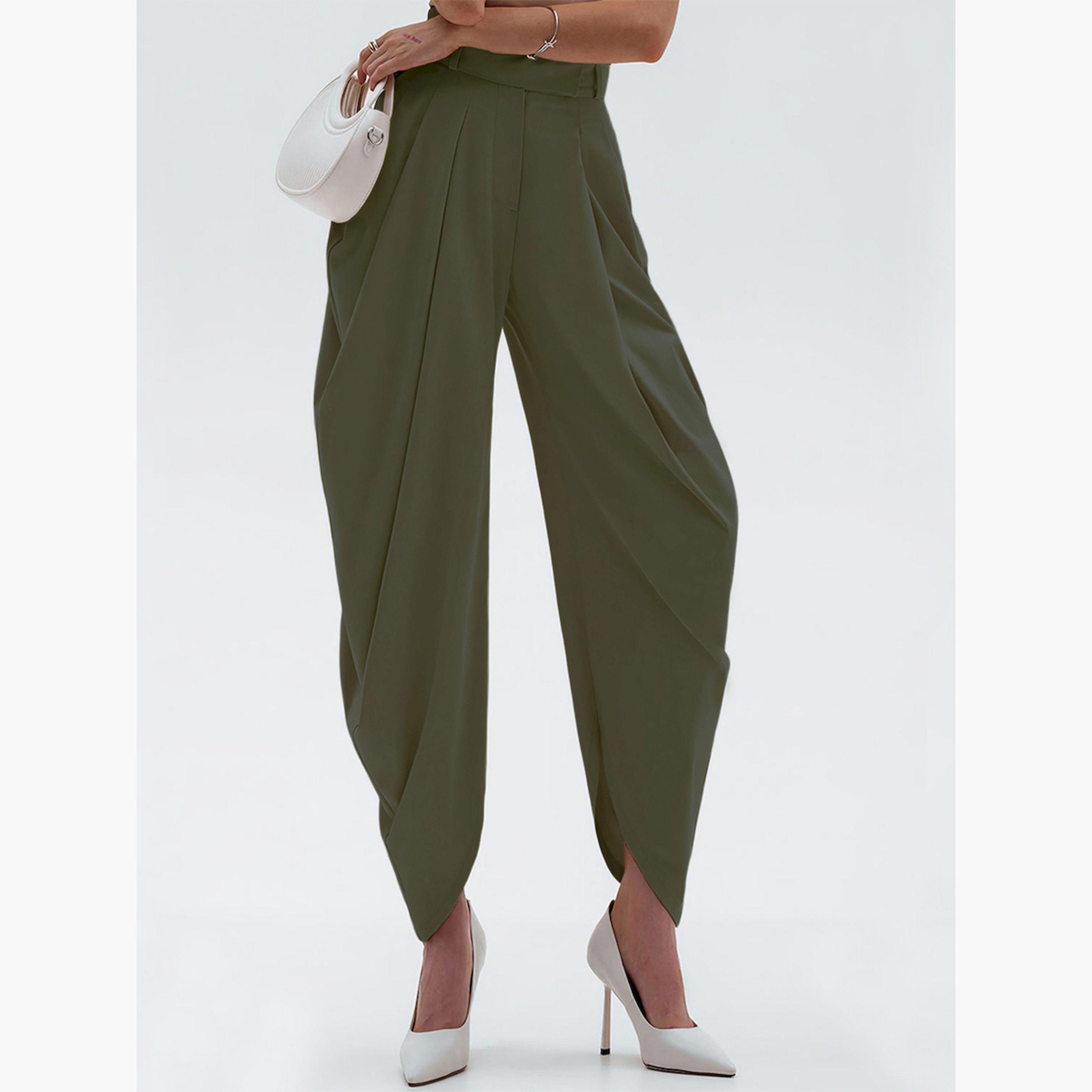 بنطال بحافة توليب-women-clothing-bottoms-joggers-image-1