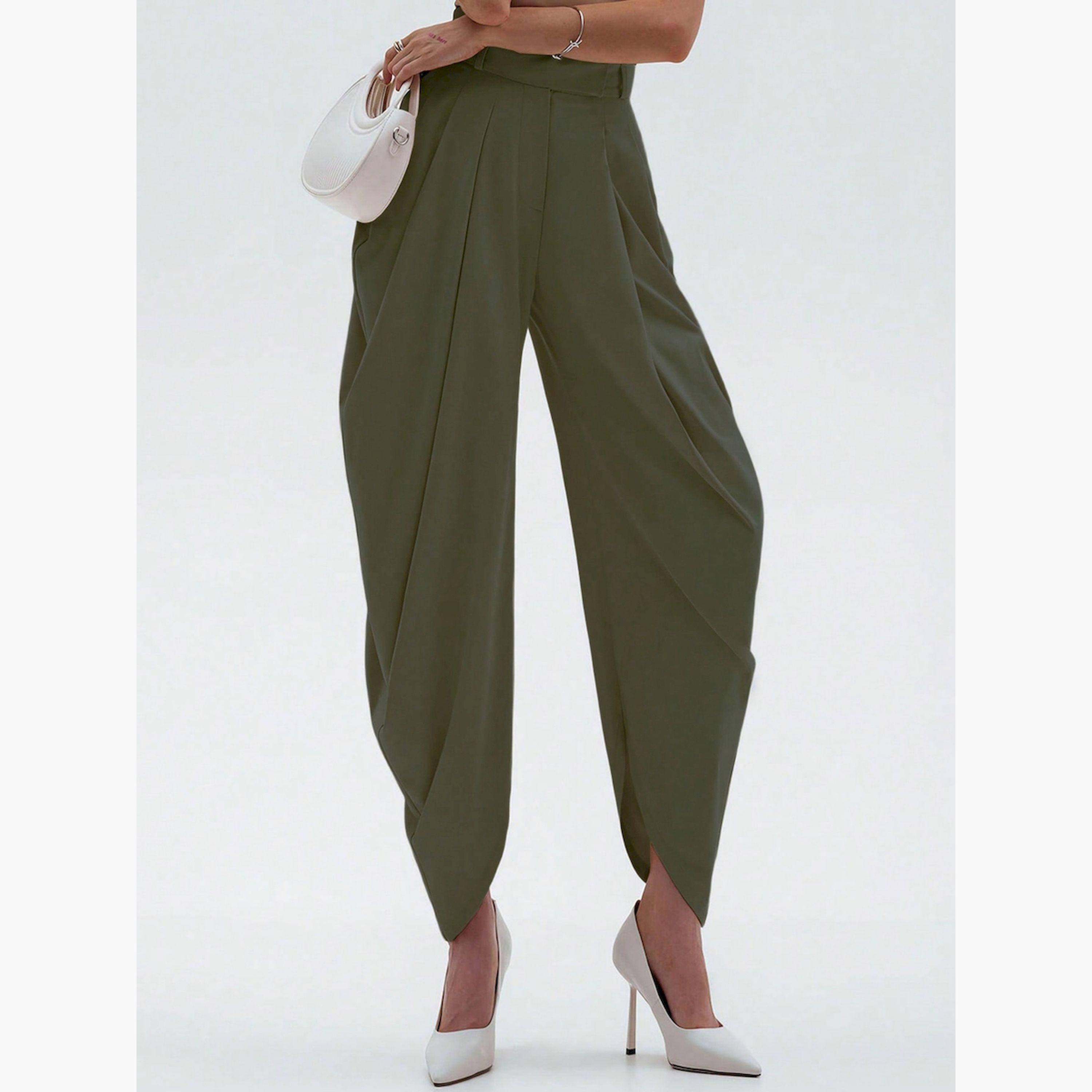 بنطال بحافة توليب-women-clothing-bottoms-joggers-image-2