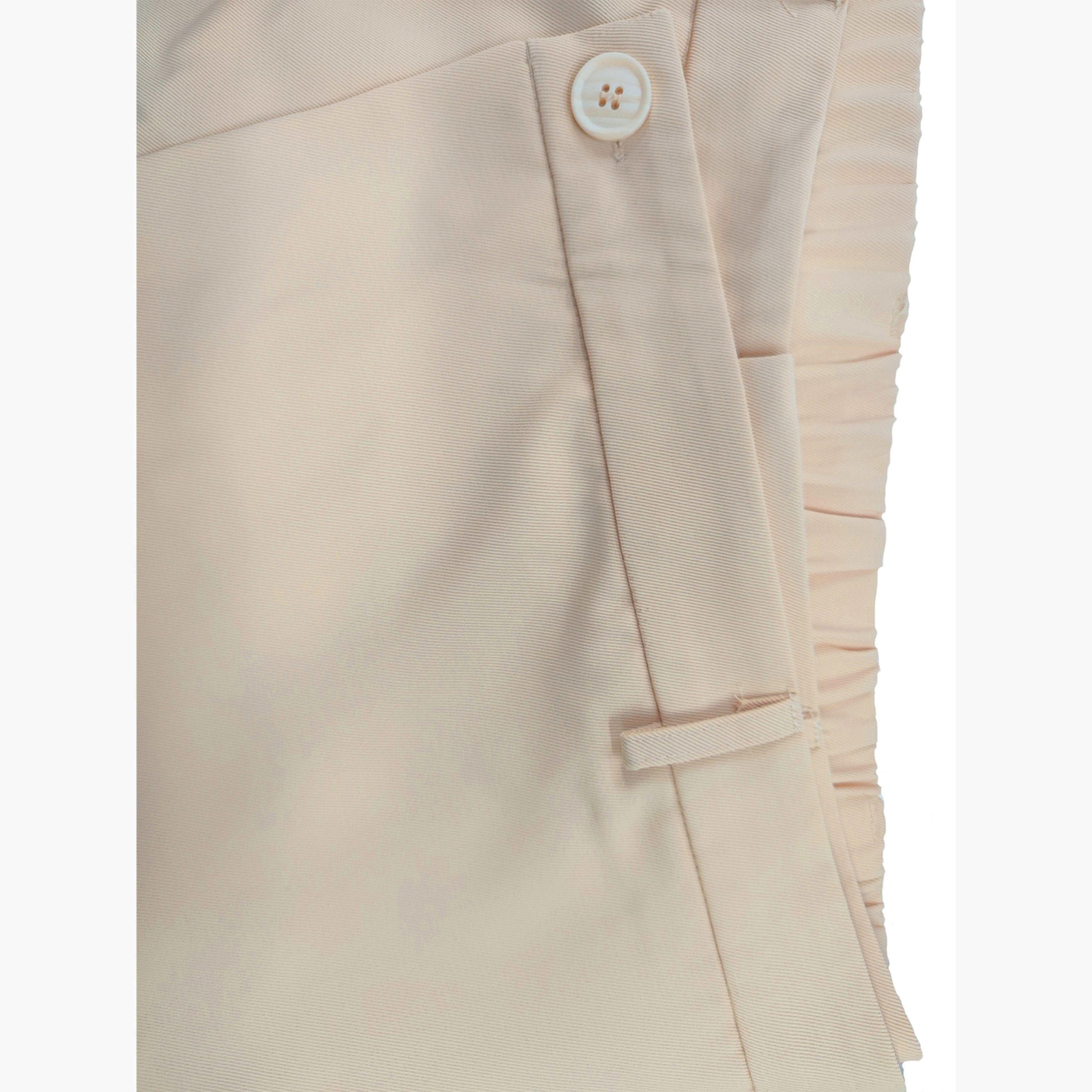 بنطال بأرجل واسعة وتصميم لف غير متماثل من الأمام-women-clothing-bottoms-joggers-image-5
