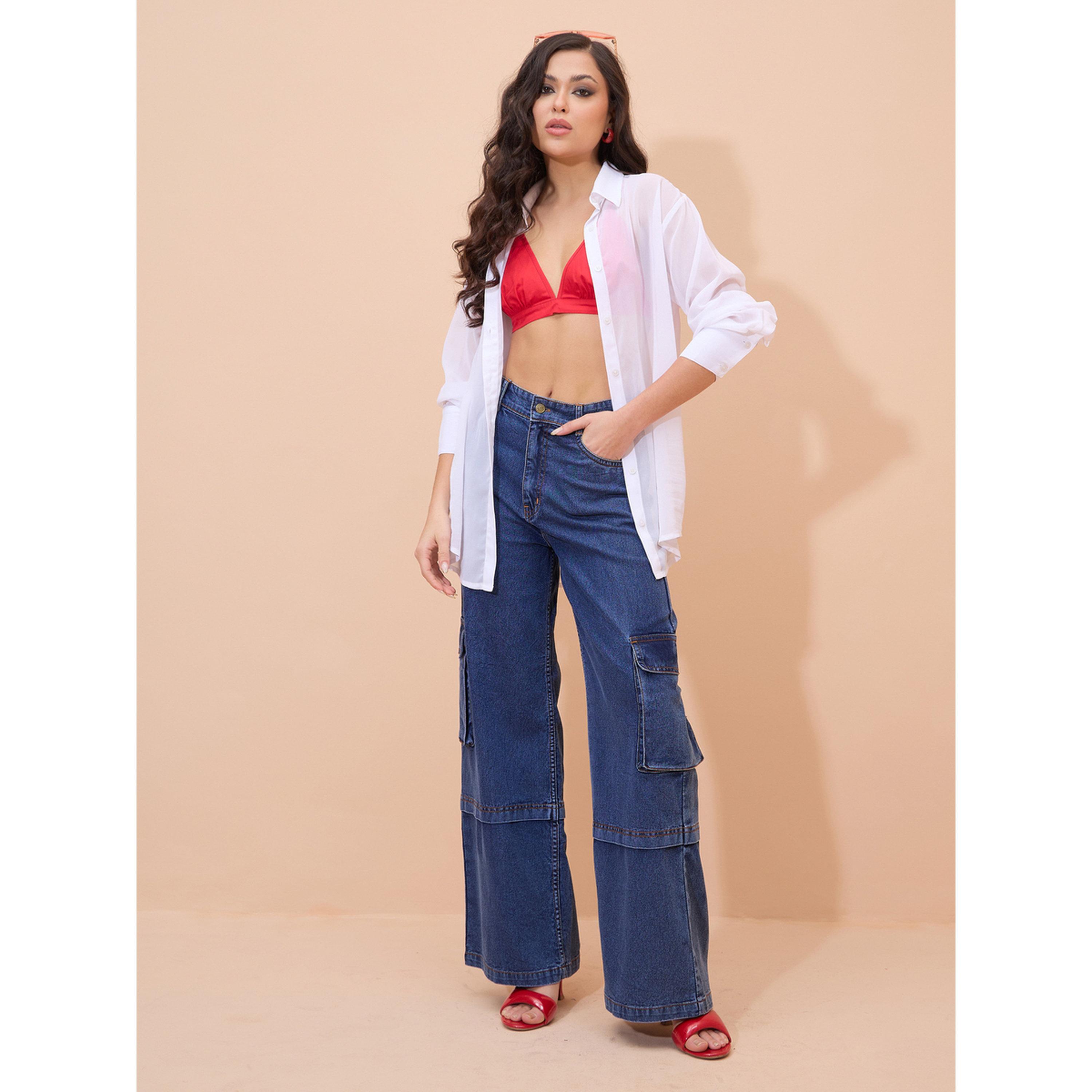 جينز كارغو مستقيم مغسول كحلي-women-clothing-bottoms-jeans-image-2