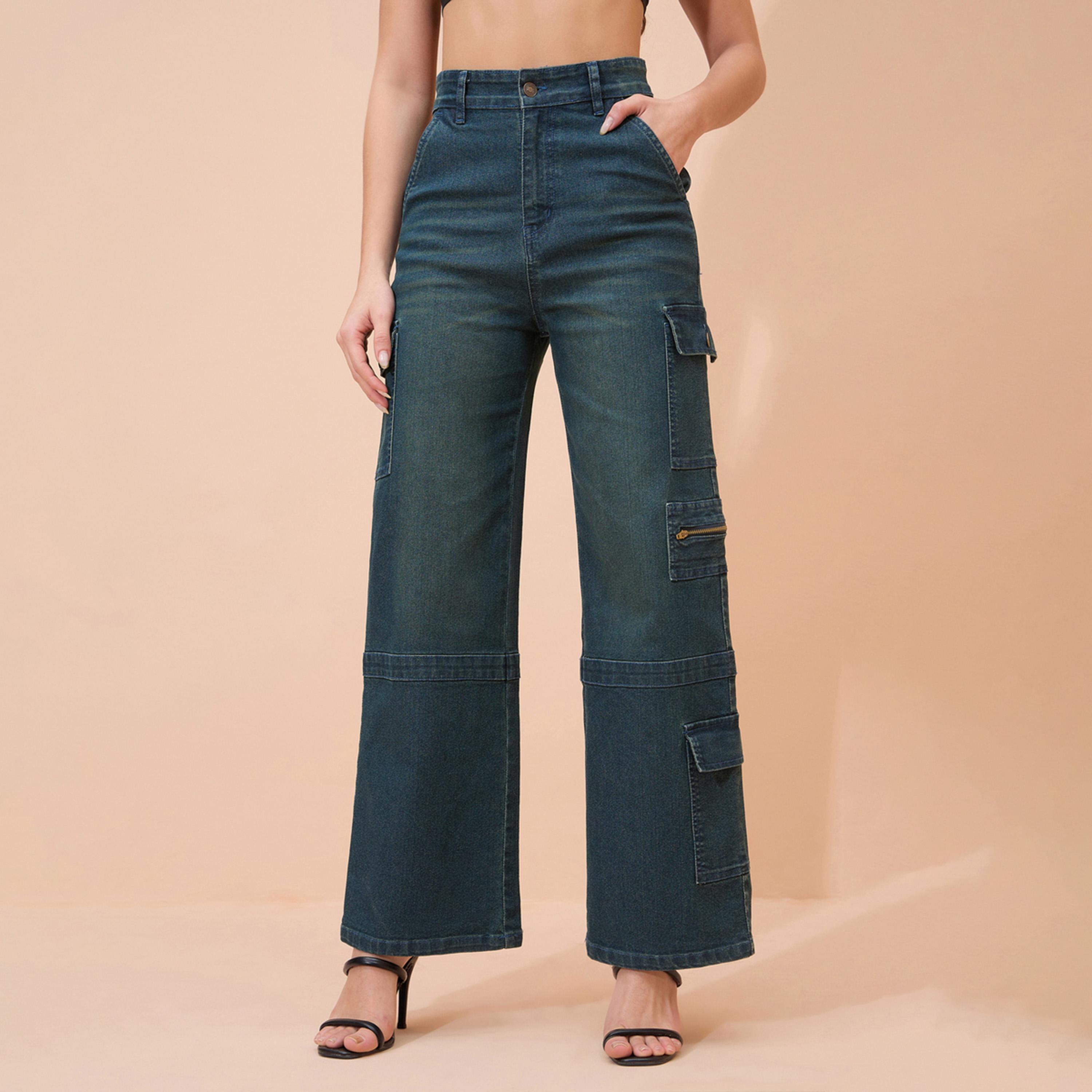 جينز دنيم مستقيم مصبوغ-women-clothing-bottoms-jeans-image-1