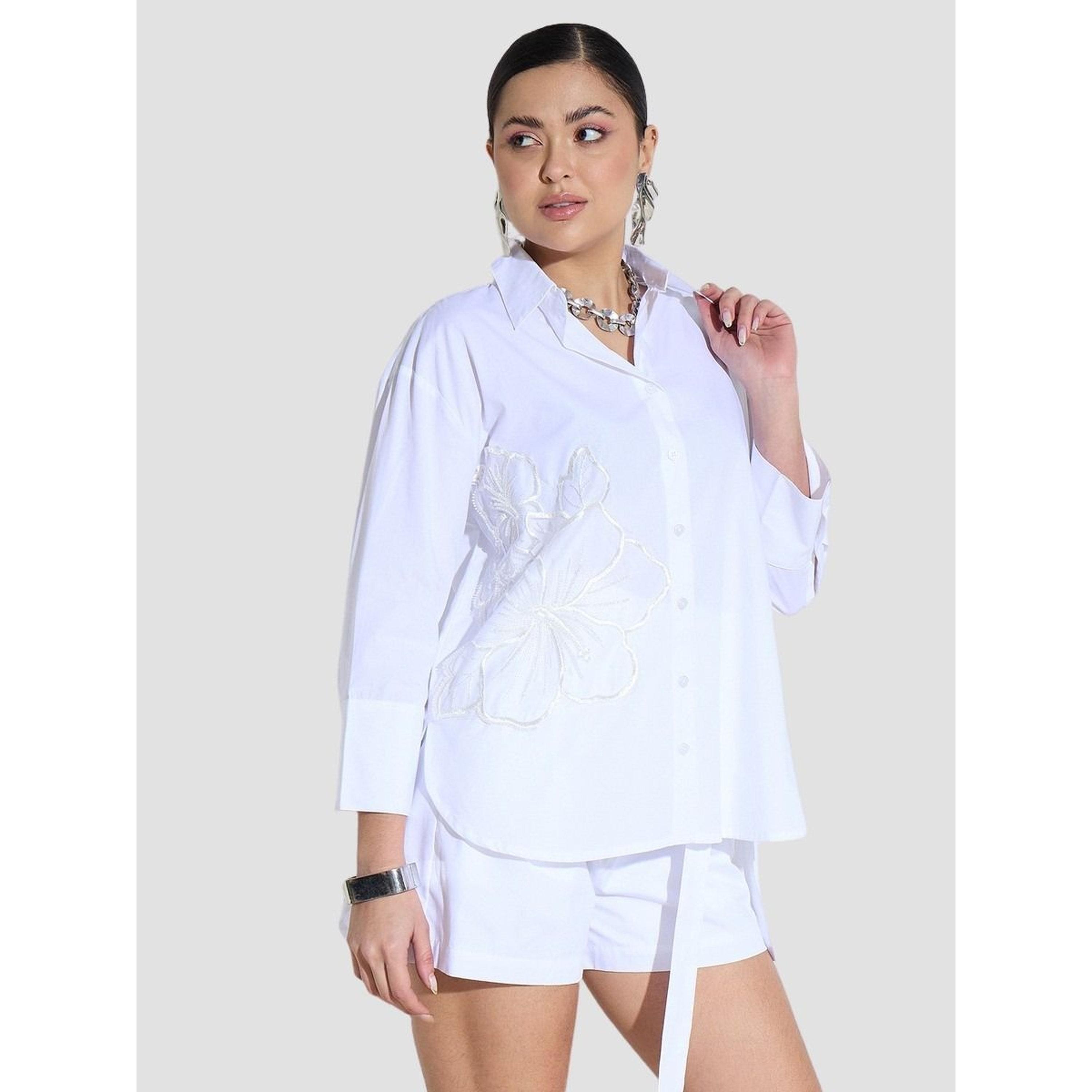 بلوزة بوبلين واسعة مطرزة أبيض-women-clothing-shirtsandblouses-shirts-image-3