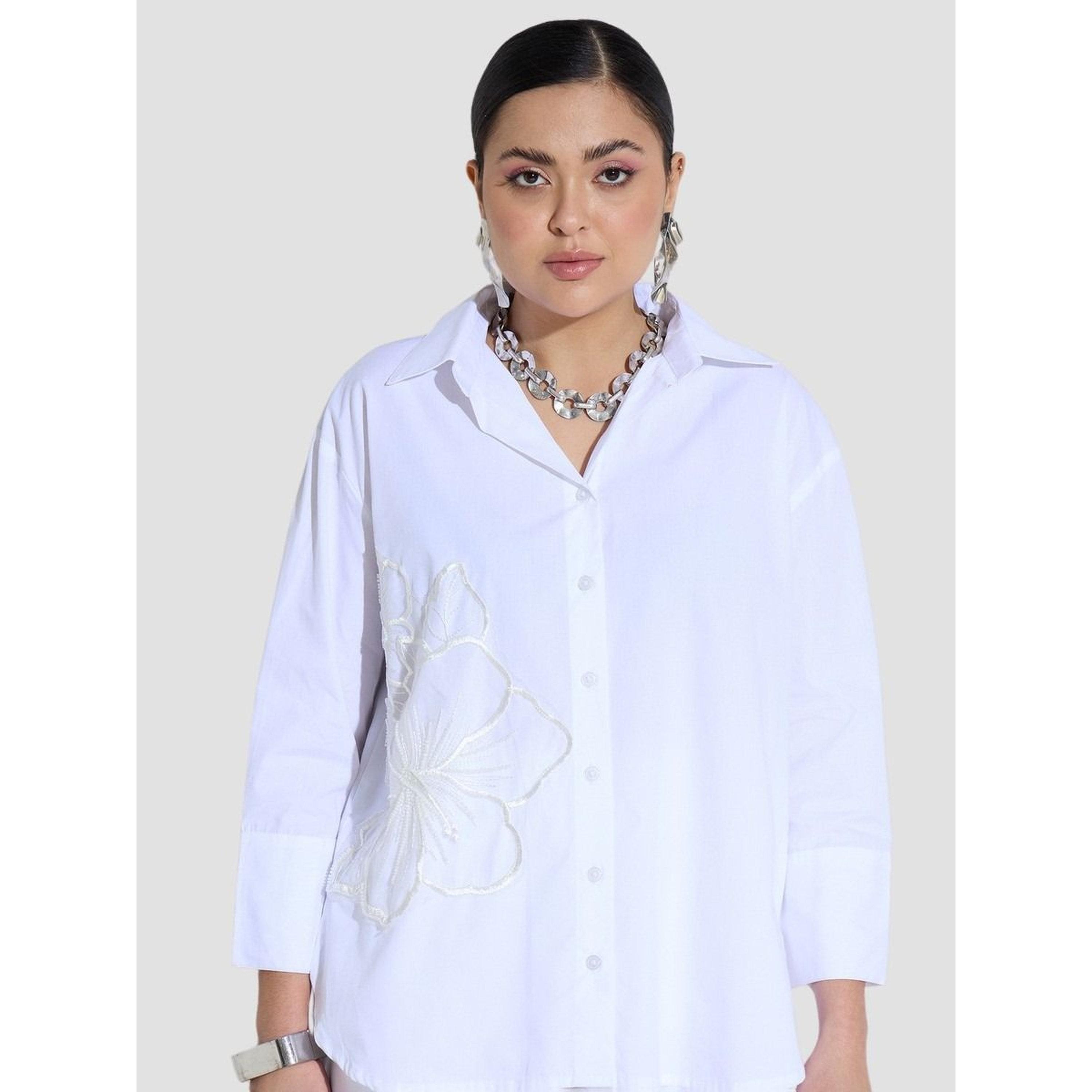 بلوزة بوبلين واسعة مطرزة أبيض-women-clothing-shirtsandblouses-shirts-image-4