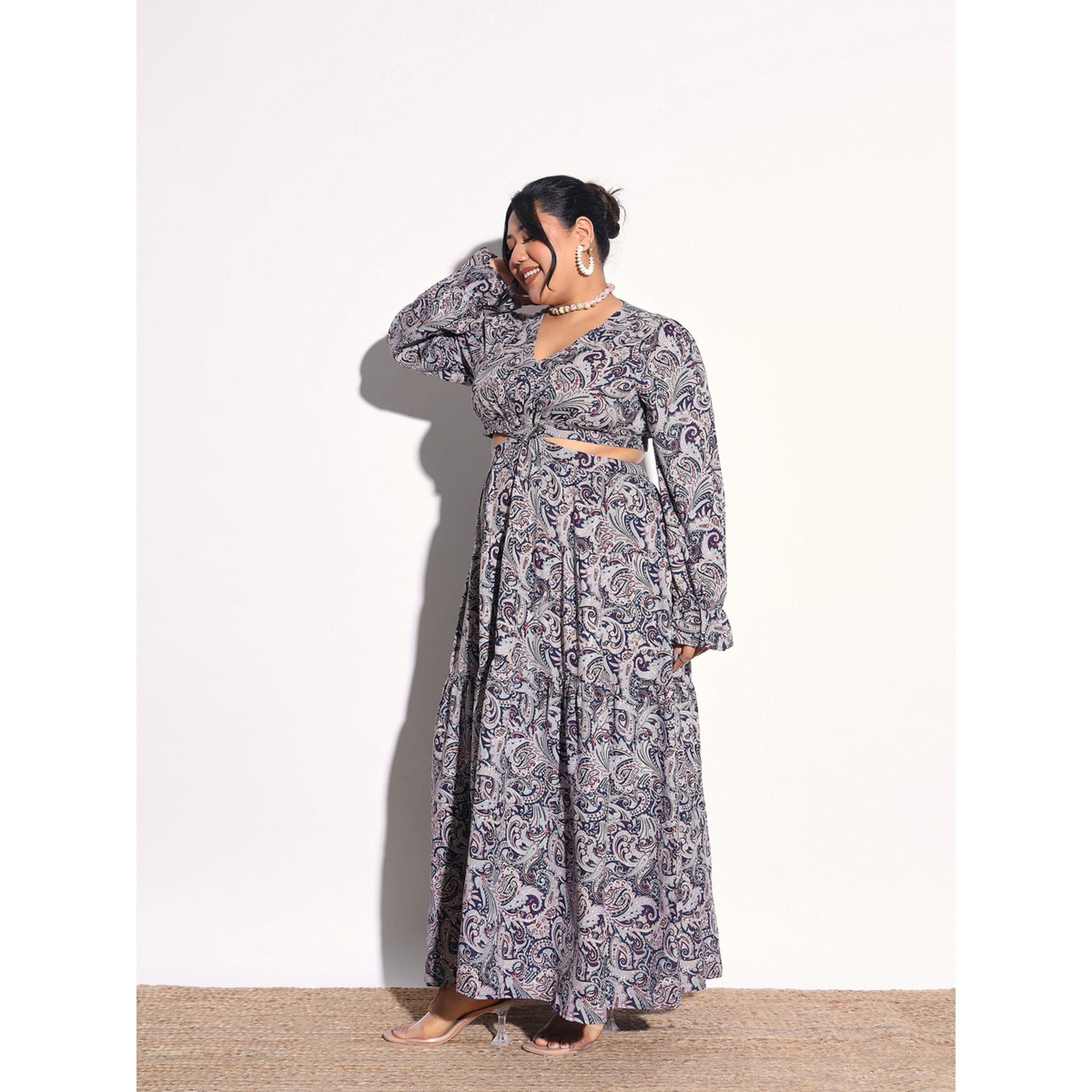 فستان طويل بطبعات بيزلي وتفاصيل فتحات بمقاس كبير-women-clothing-dresses-image-3