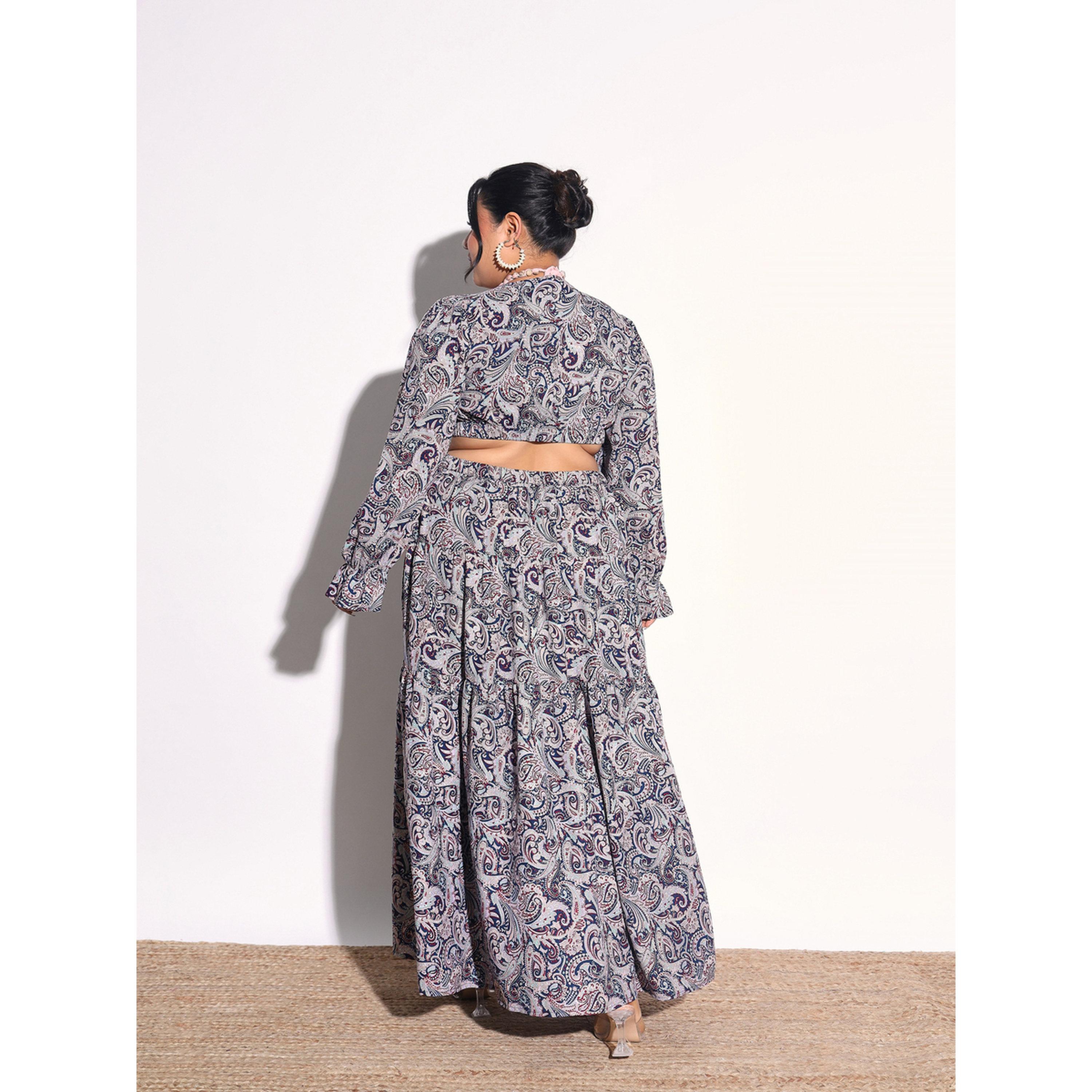 فستان طويل بطبعات بيزلي وتفاصيل فتحات بمقاس كبير-women-clothing-dresses-image-5