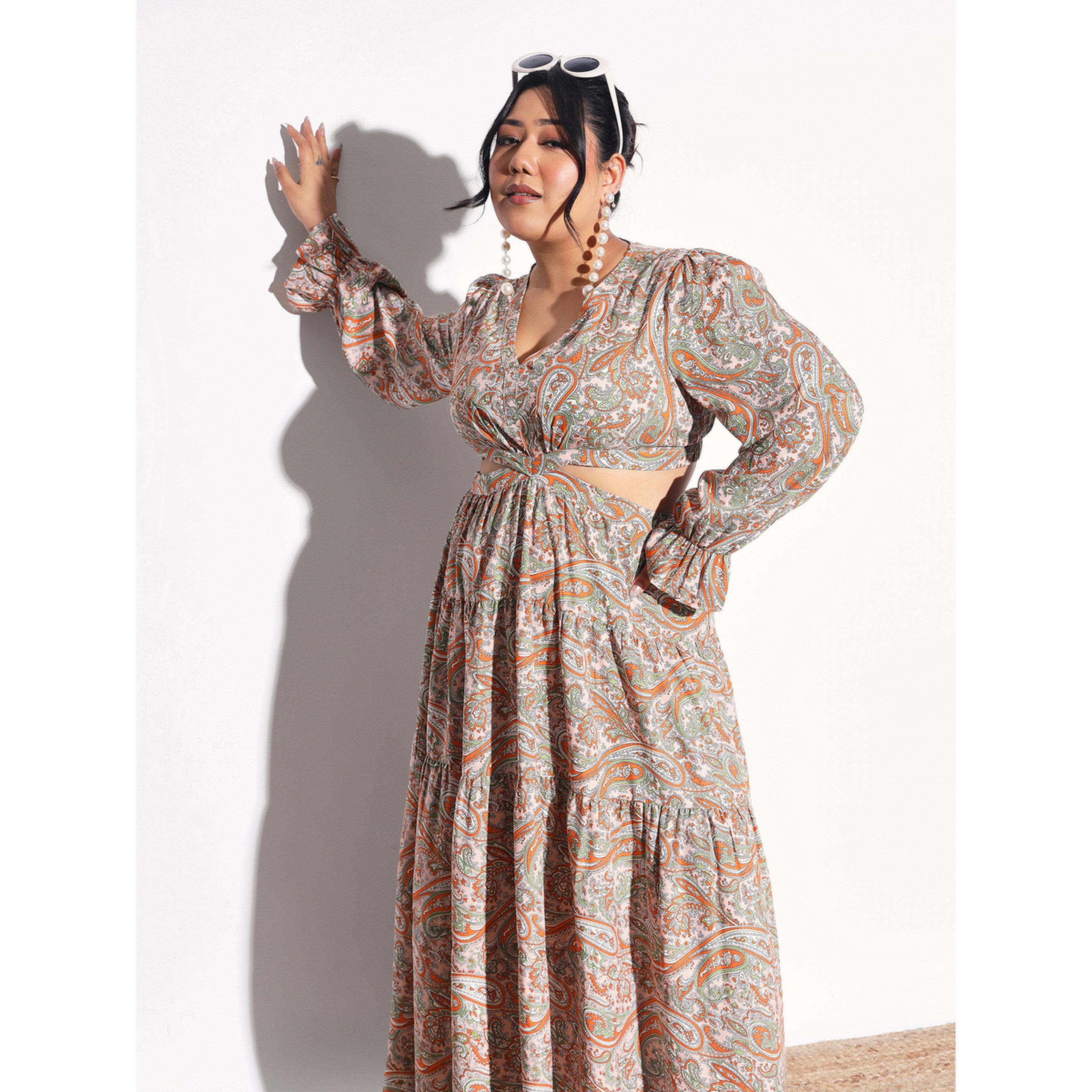 فستان طويل بطبعات بيزلي وتفاصيل فتحات بمقاس كبير-women-clothing-dresses-image-6