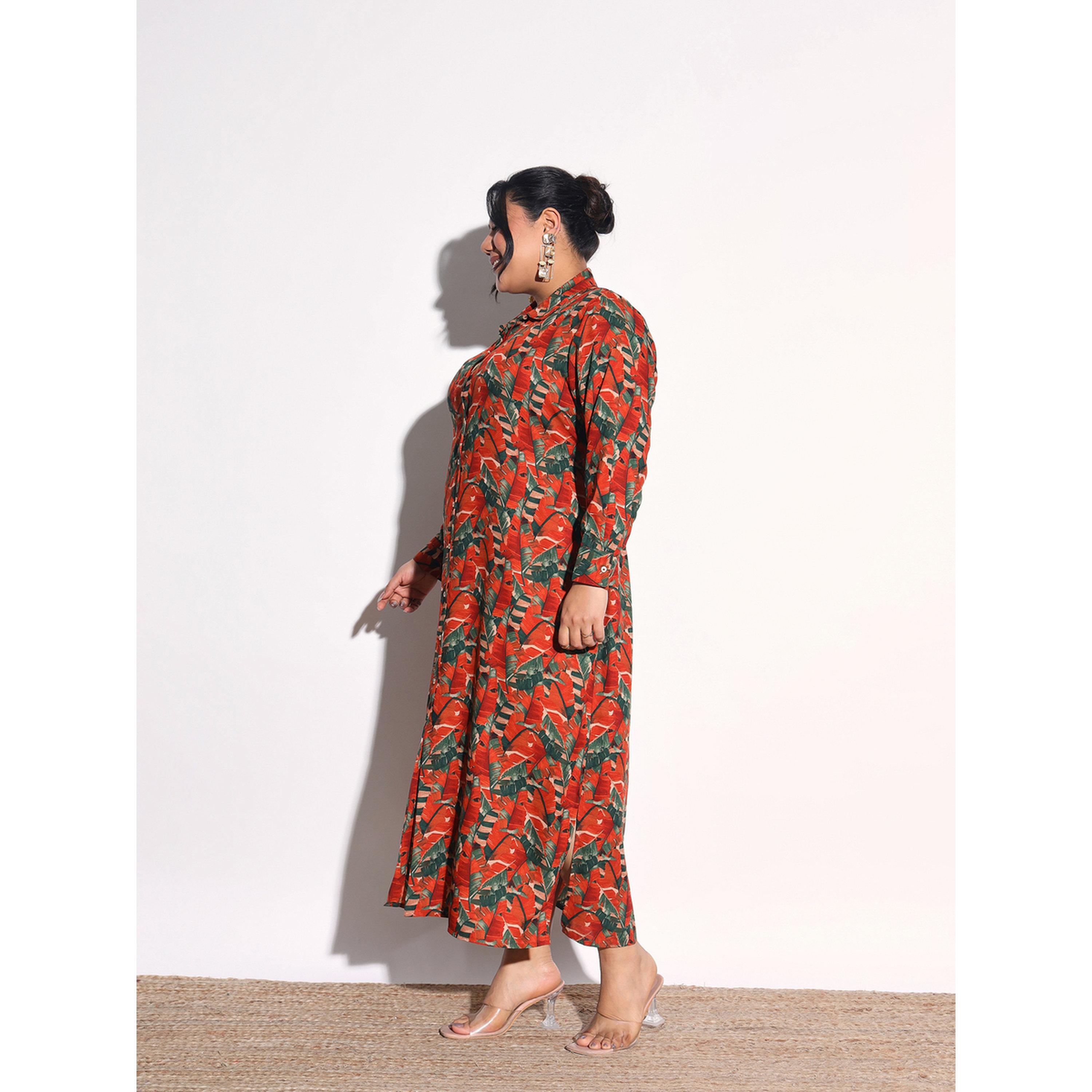 فستان قميص طويل بطبعات استوائية بمقاس كبير-women-clothing-dresses-image-3