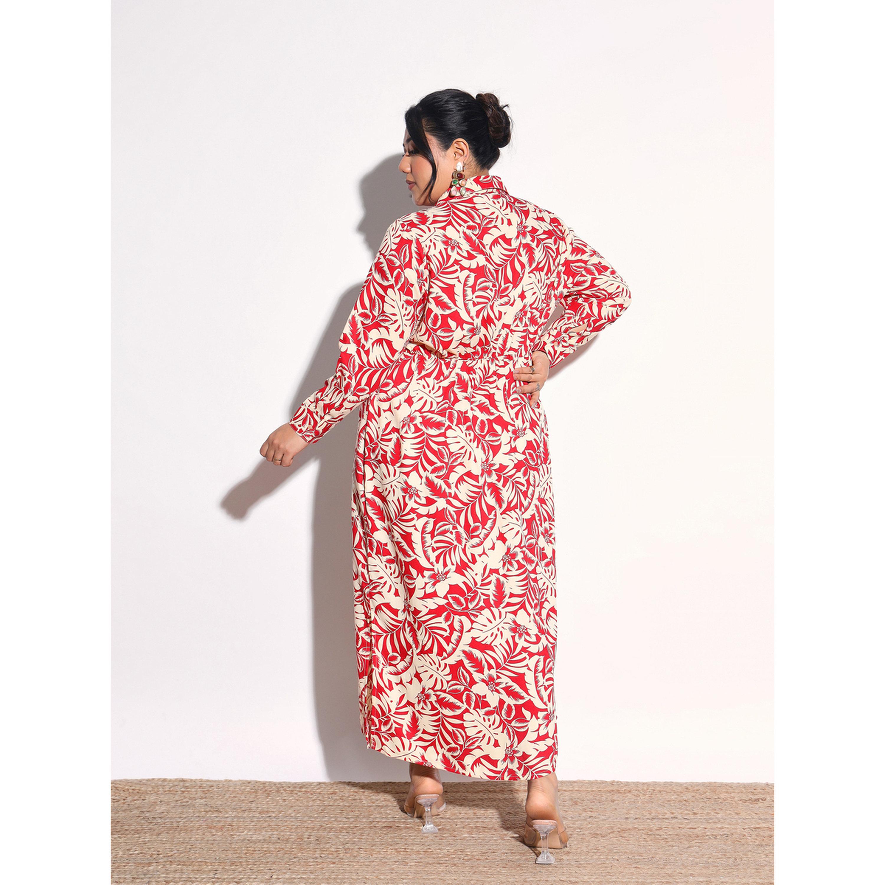 فستان قميص طويل بطبعات زهور بمقاس كبير-women-clothing-dresses-image-5