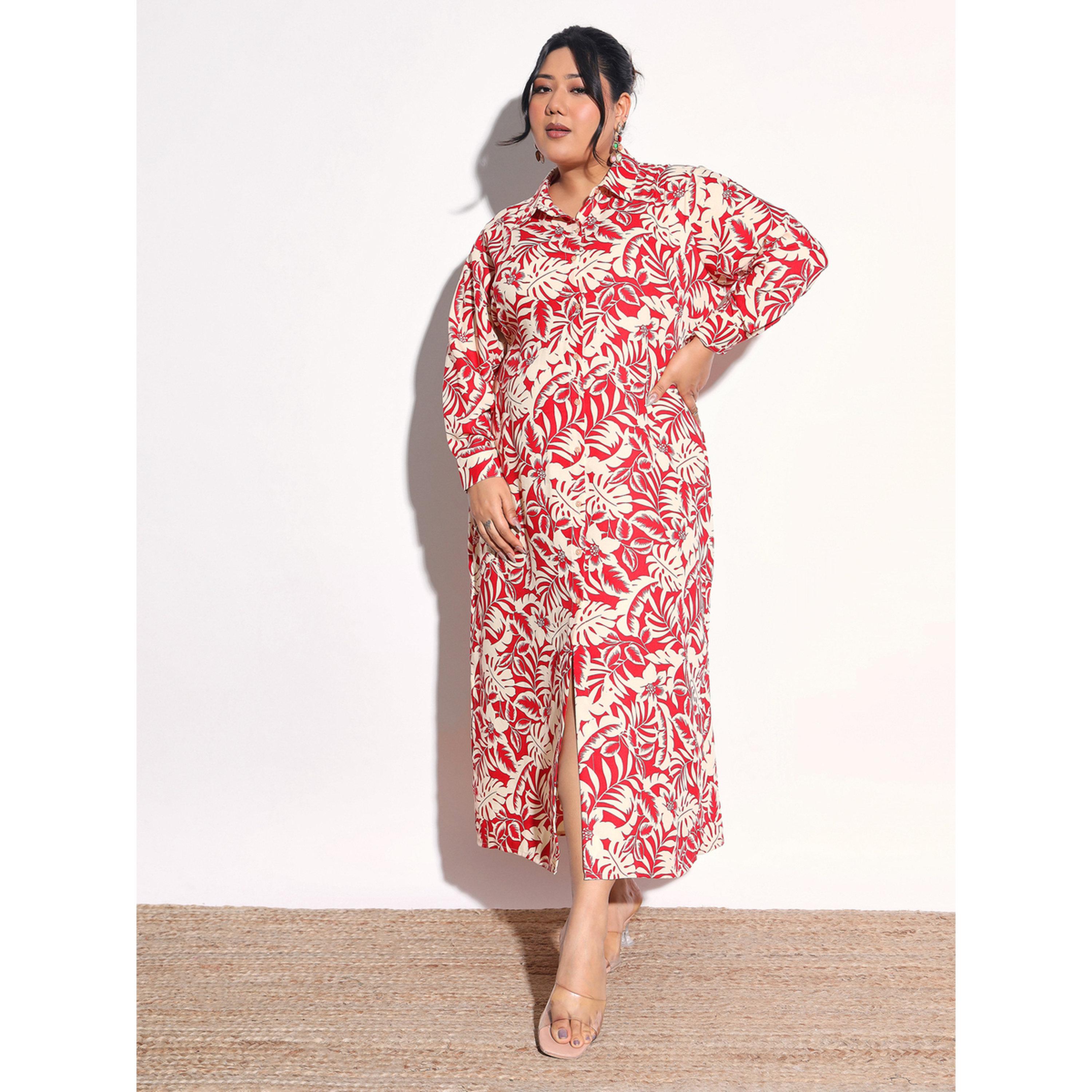 فستان قميص طويل بطبعات زهور بمقاس كبير-women-clothing-dresses-image-6