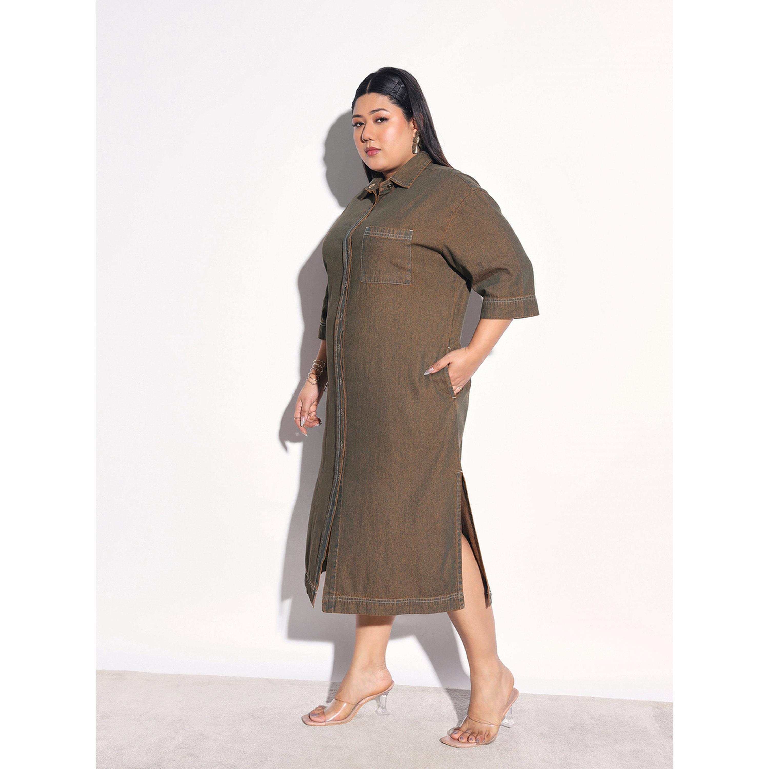 فستان قميص ميدي بمقاس كبير-women-clothing-dresses-image-3