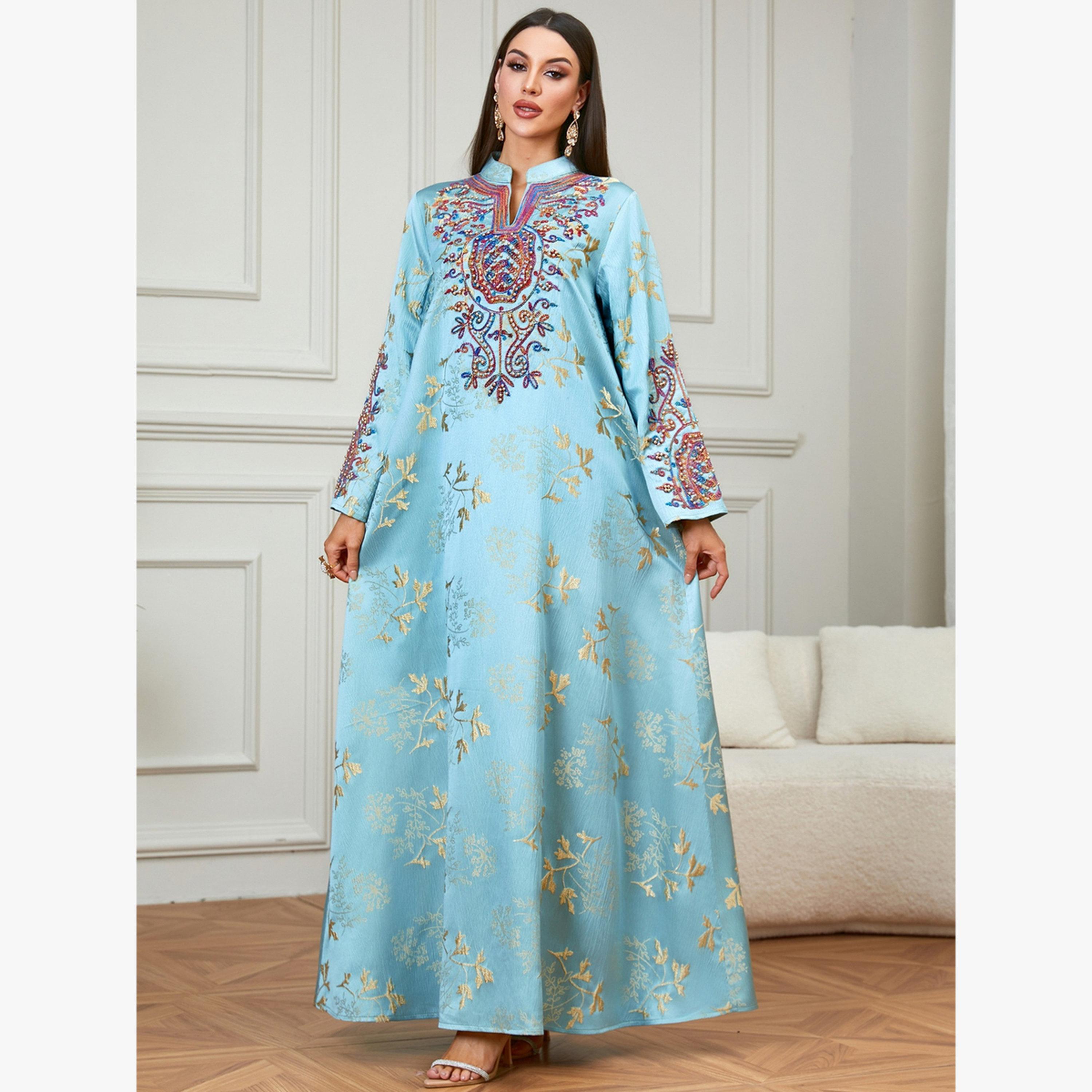 جلابية مطرزة بالخرز-women-arabicclothing-jalabiyas-image-5