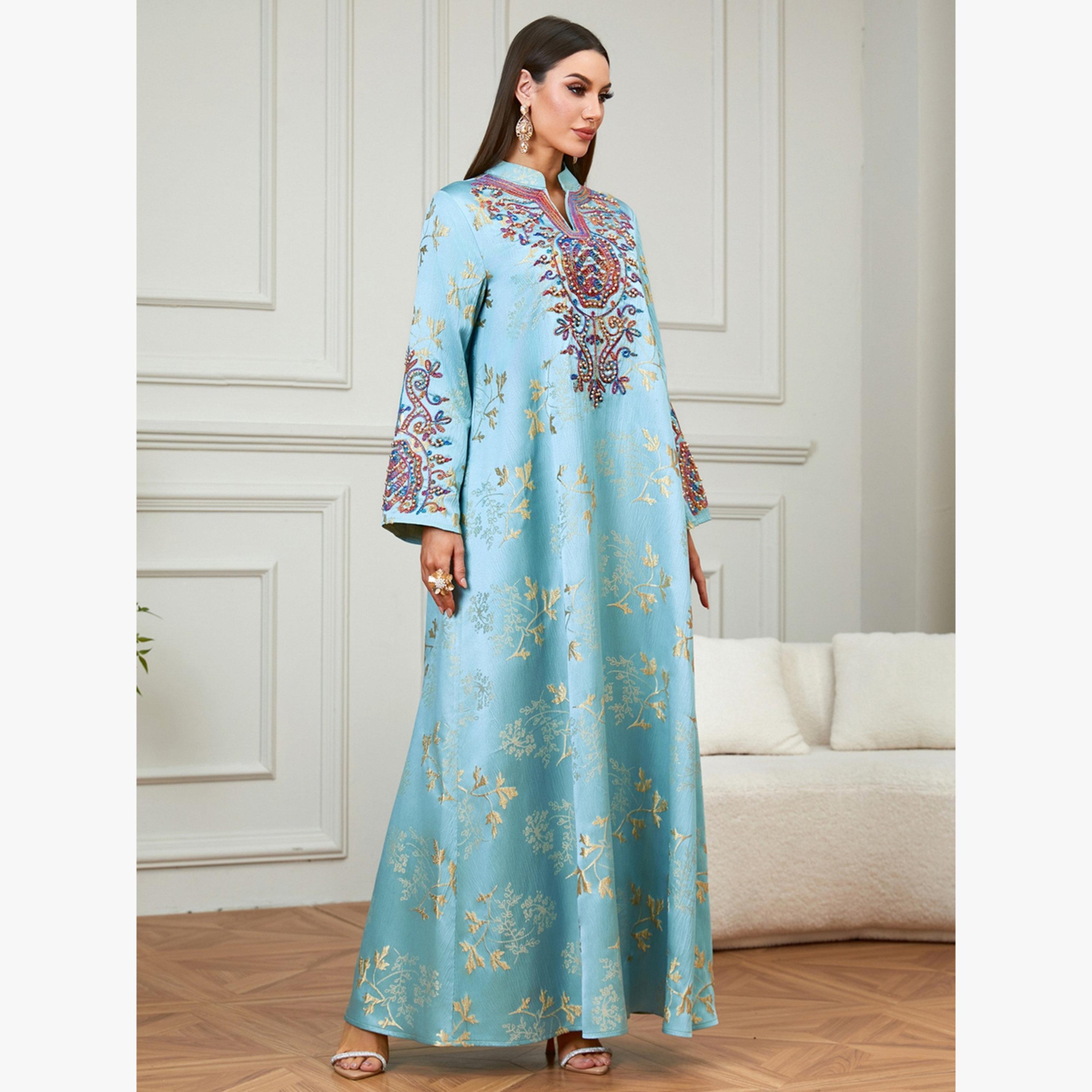 جلابية مطرزة بالخرز-women-arabicclothing-jalabiyas-image-4