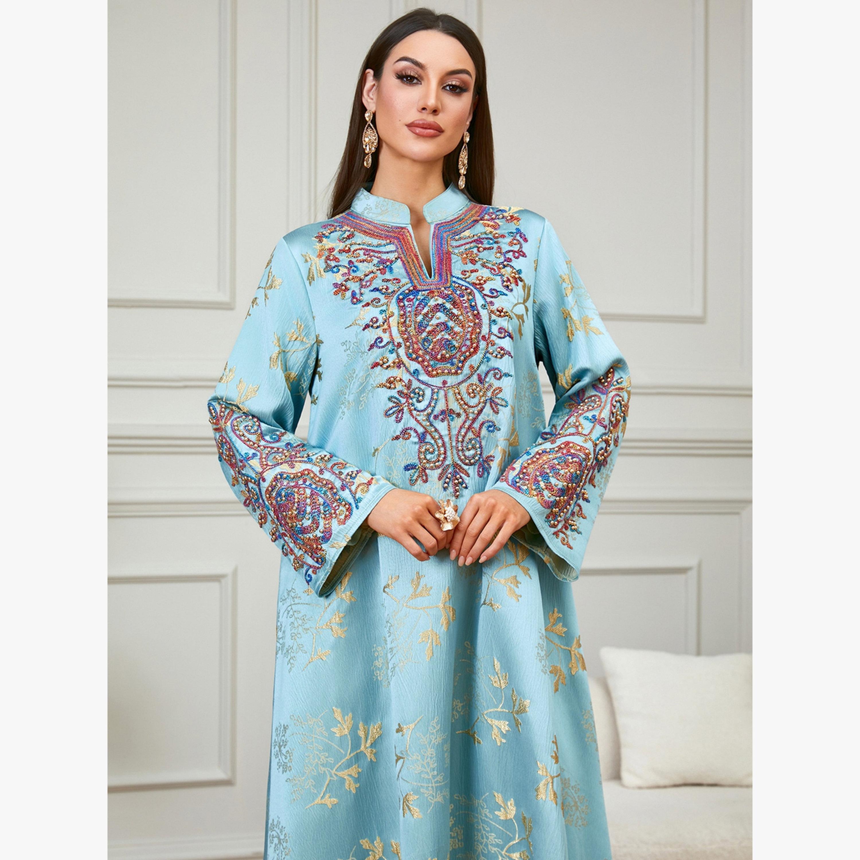جلابية مطرزة بالخرز-women-arabicclothing-jalabiyas-image-3
