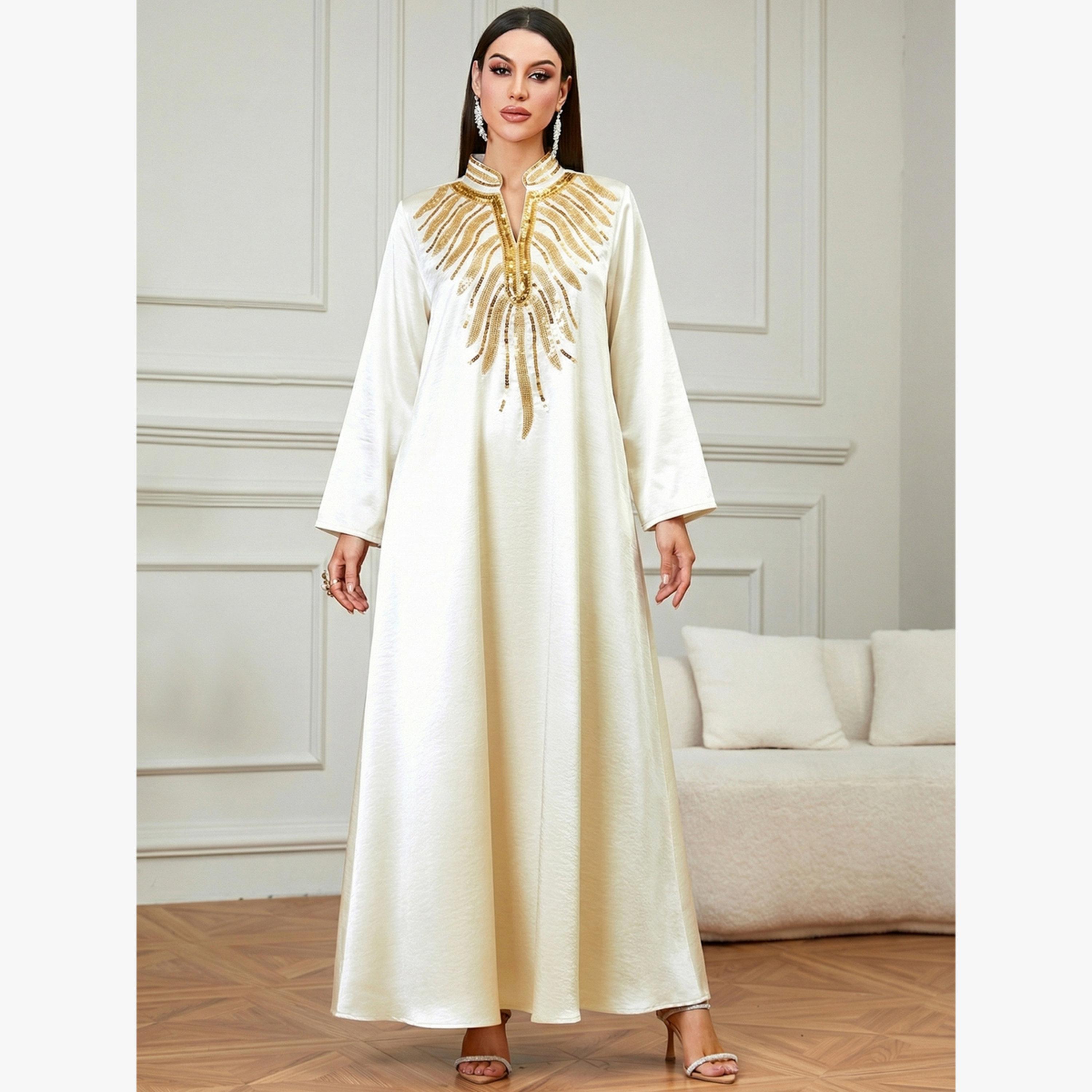 جلابية بياقة مطرزة-women-arabicclothing-jalabiyas-image-1