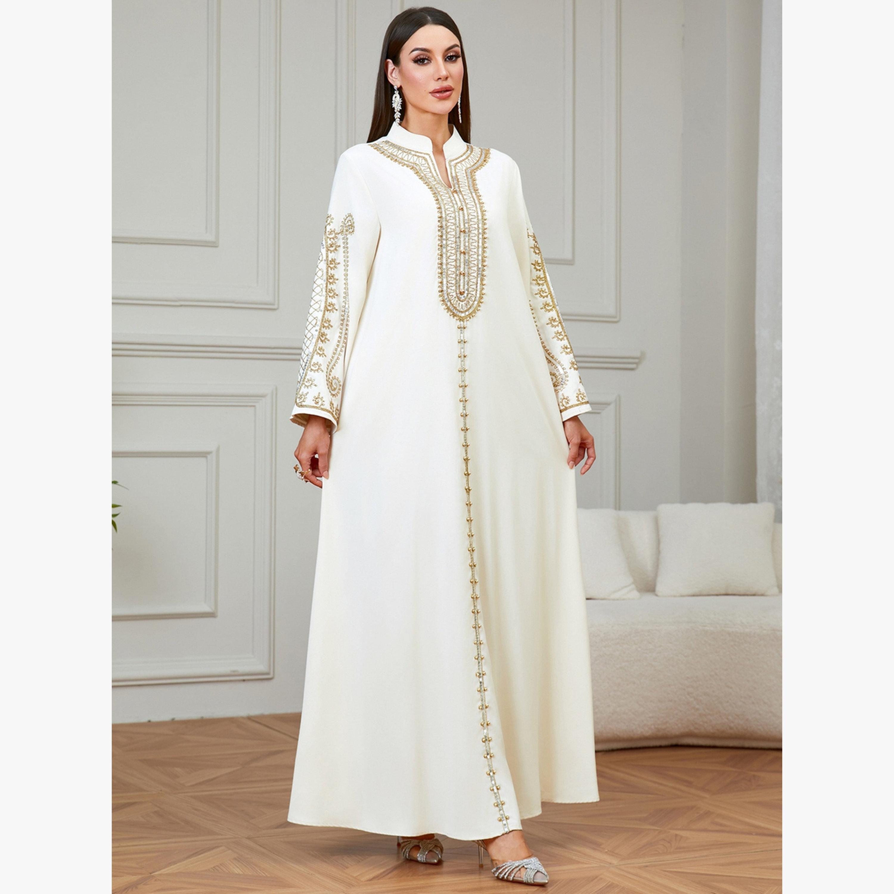 جلابية مطرزة بأكمام طويلة-women-arabicclothing-jalabiyas-image-4