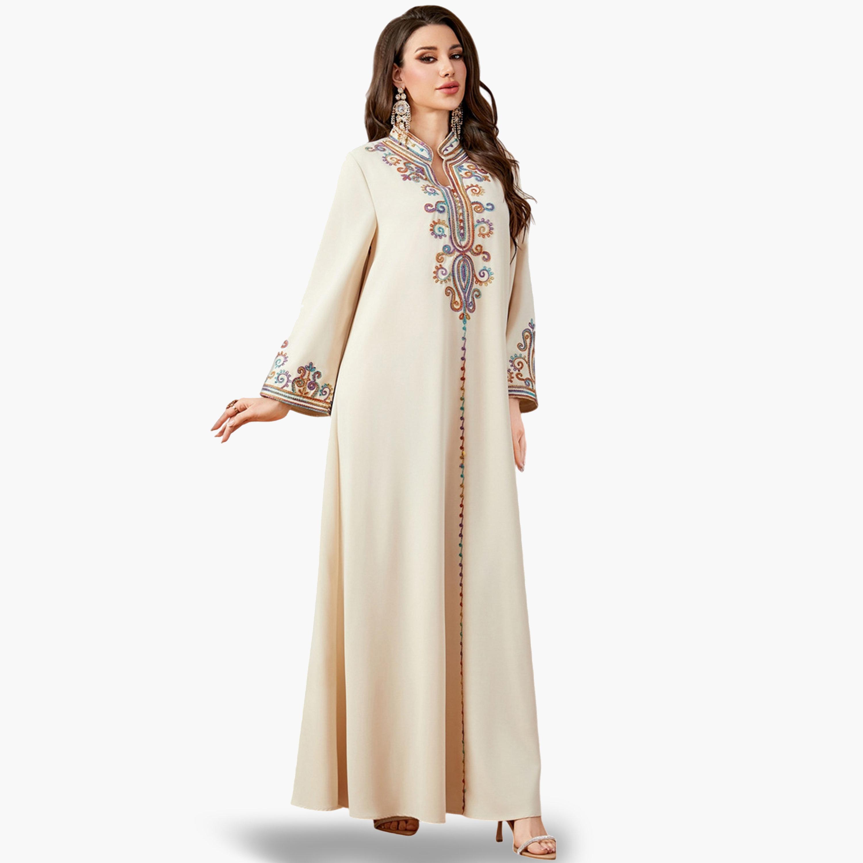 جلابية مطرزة بحافة واسعة-women-arabicclothing-jalabiyas-image-4