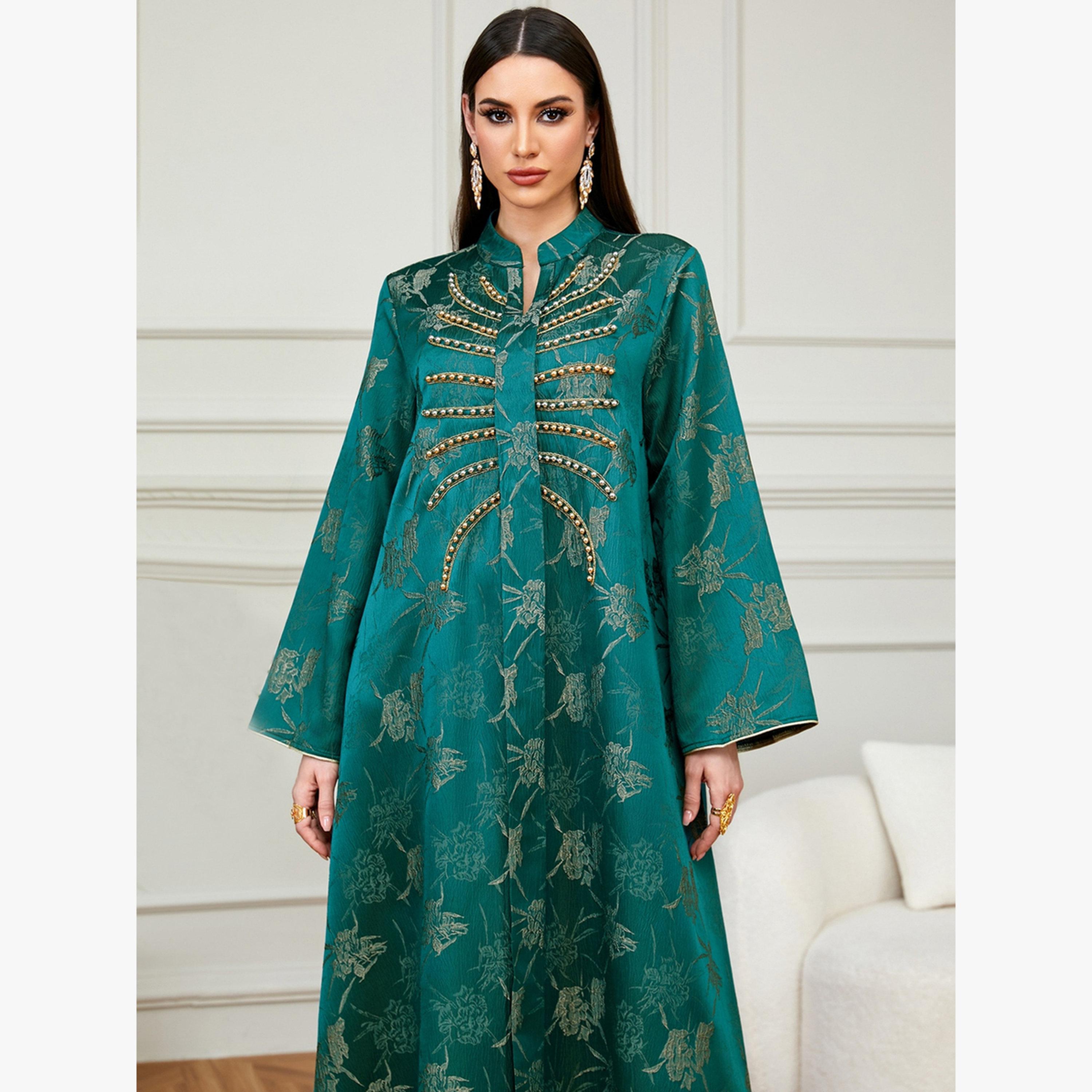 جلابية مطرزة بحافة واسعة-women-arabicclothing-jalabiyas-image-2