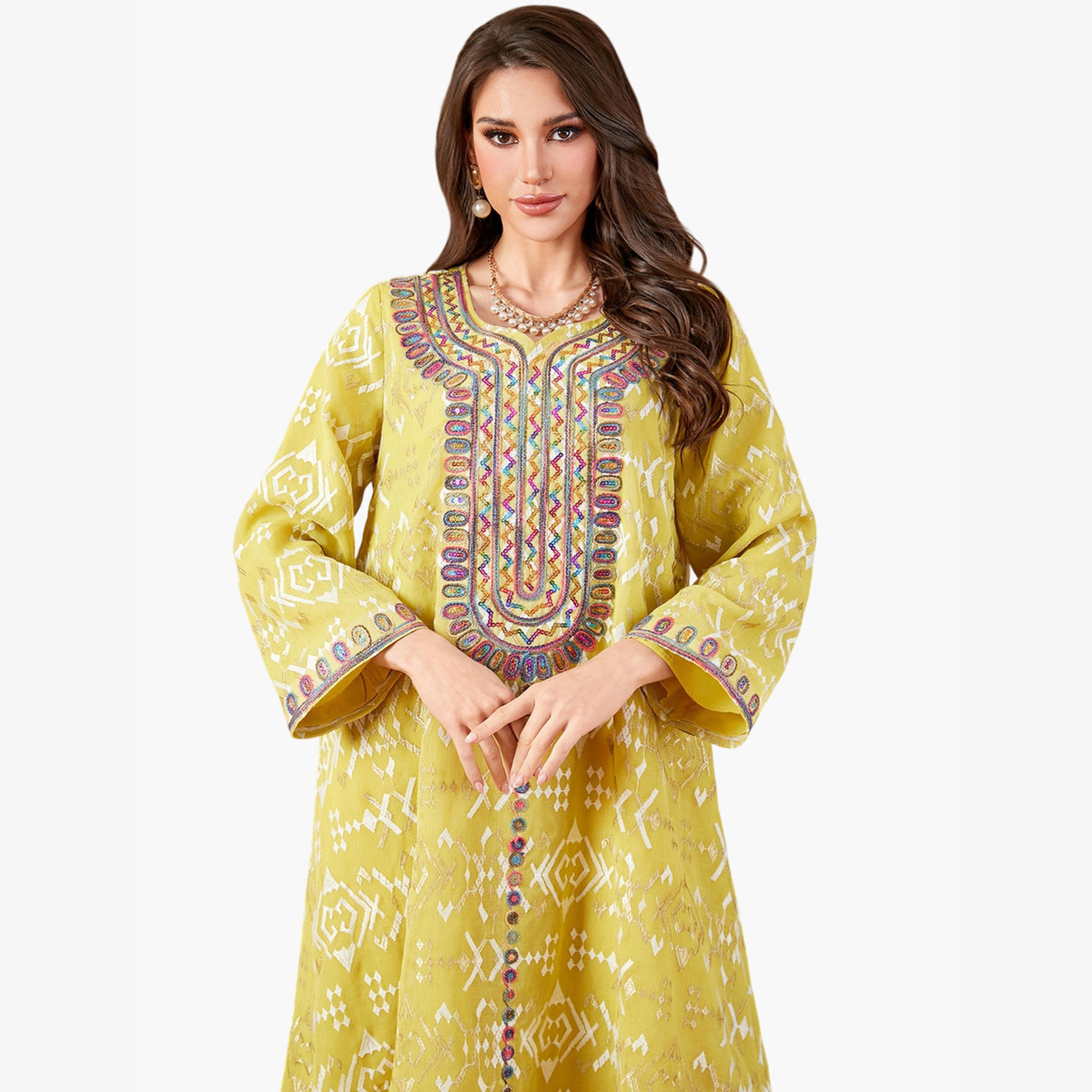 جلابية مطرزة بحافة واسعة-women-arabicclothing-jalabiyas-image-3