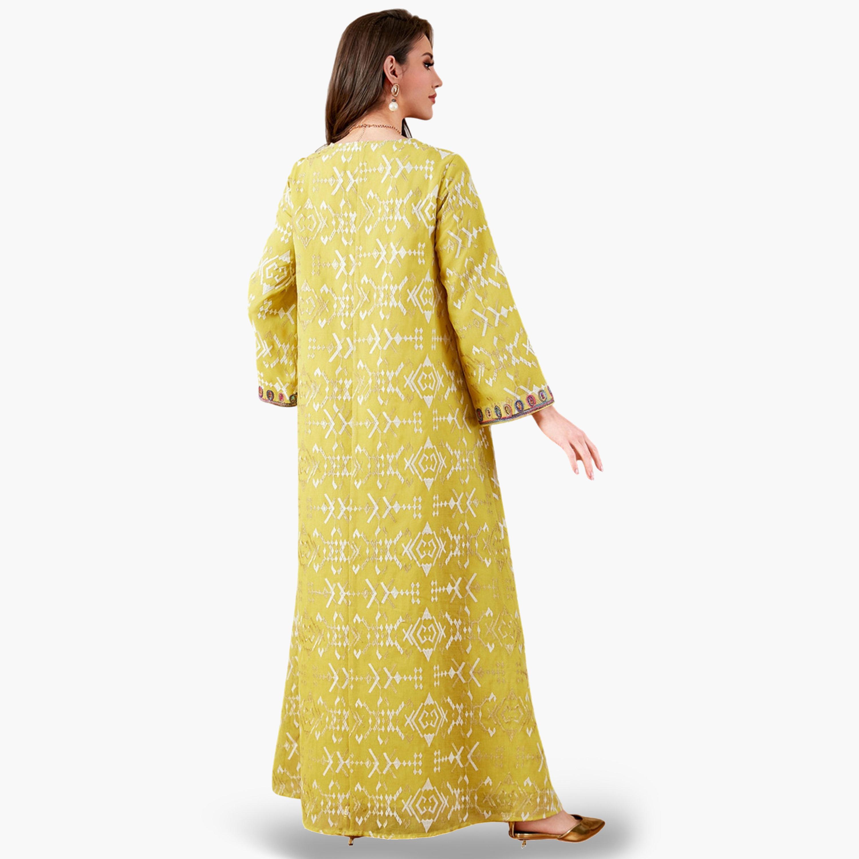 جلابية مطرزة بحافة واسعة-women-arabicclothing-jalabiyas-image-4