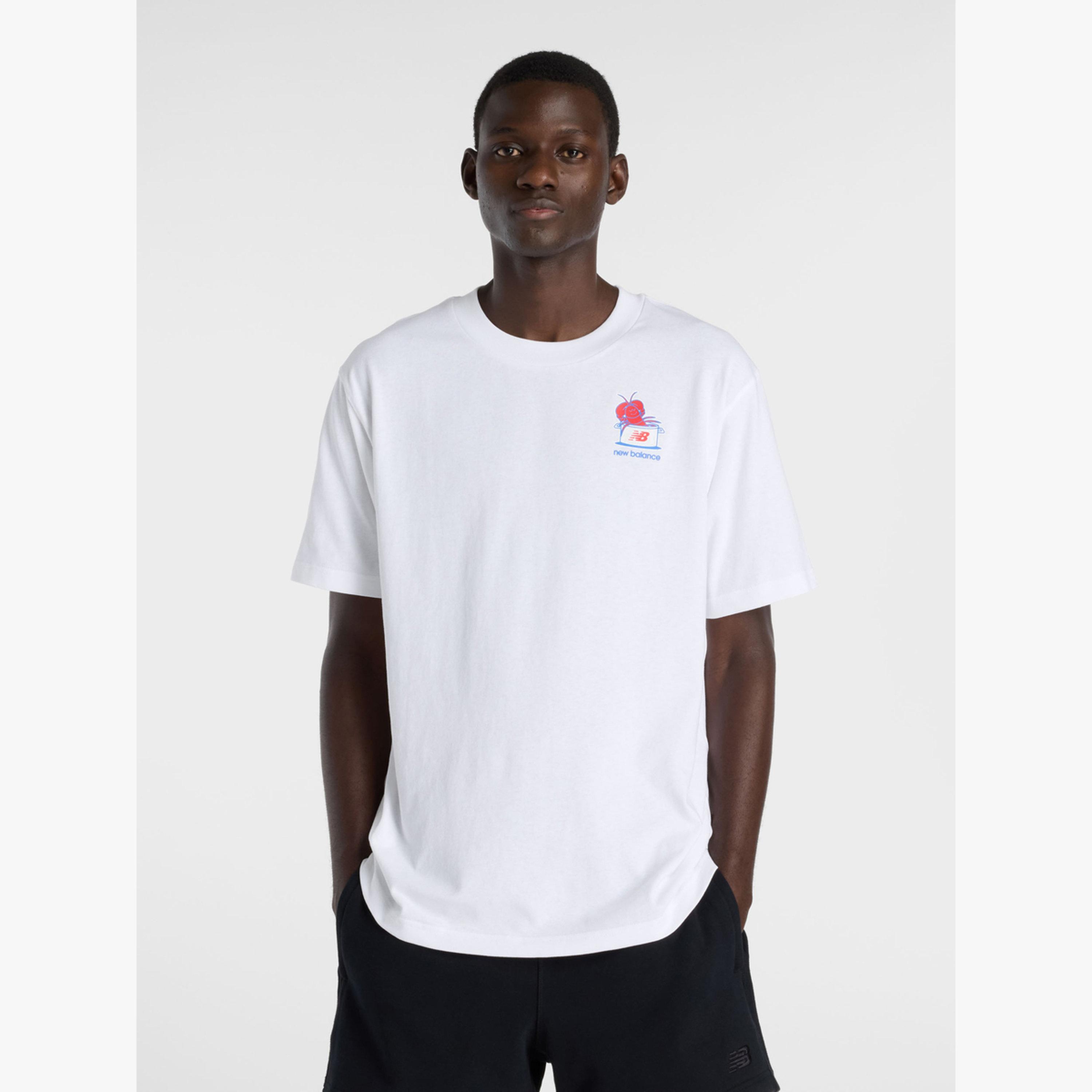 New Balance White Graphic Print Cotton T-Shirt-men-clothing-tshirtsandpolos-tshirts-image-1