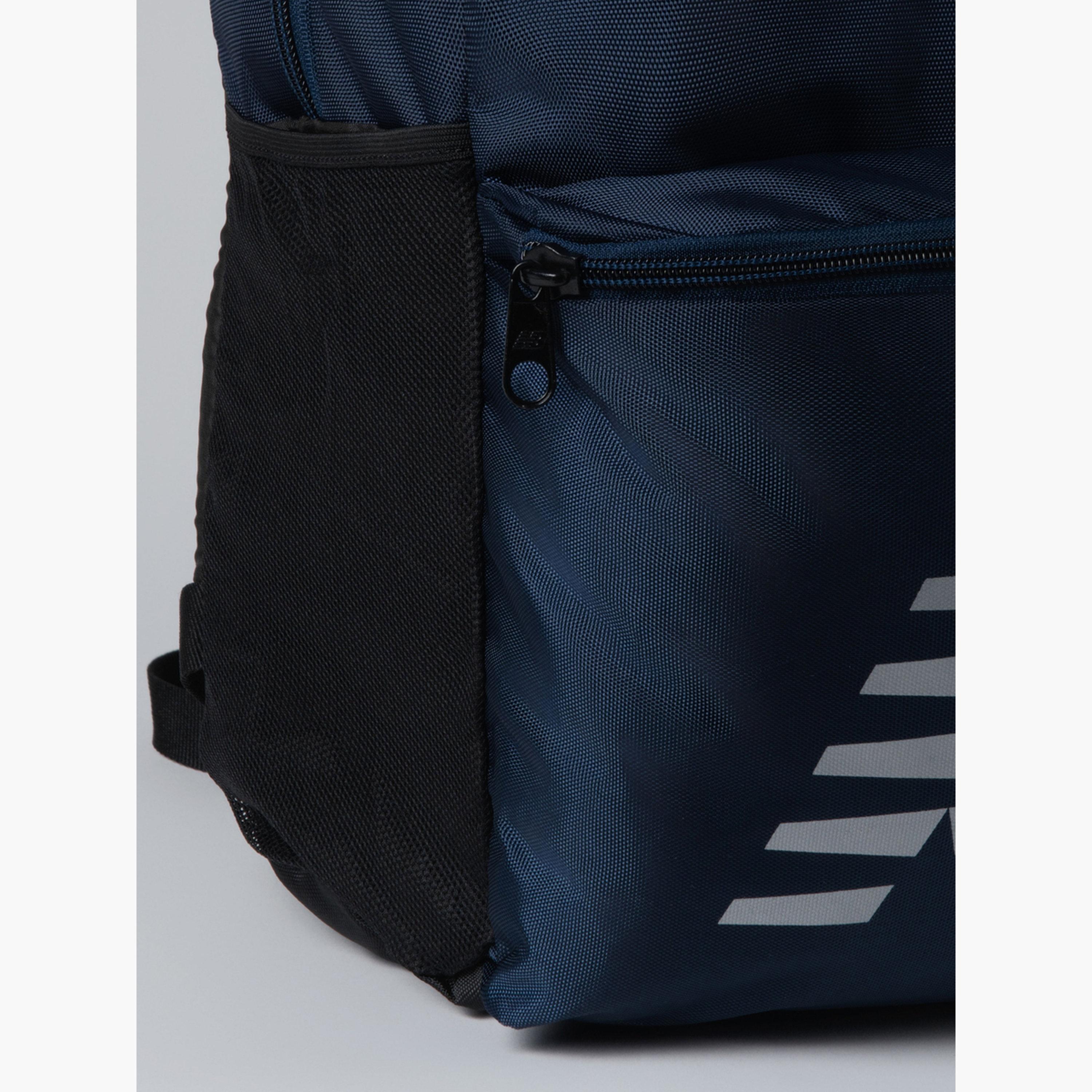 New Balance Navy Blue Logo Backpack-women-bagsandwallets-backpacks-image-3
