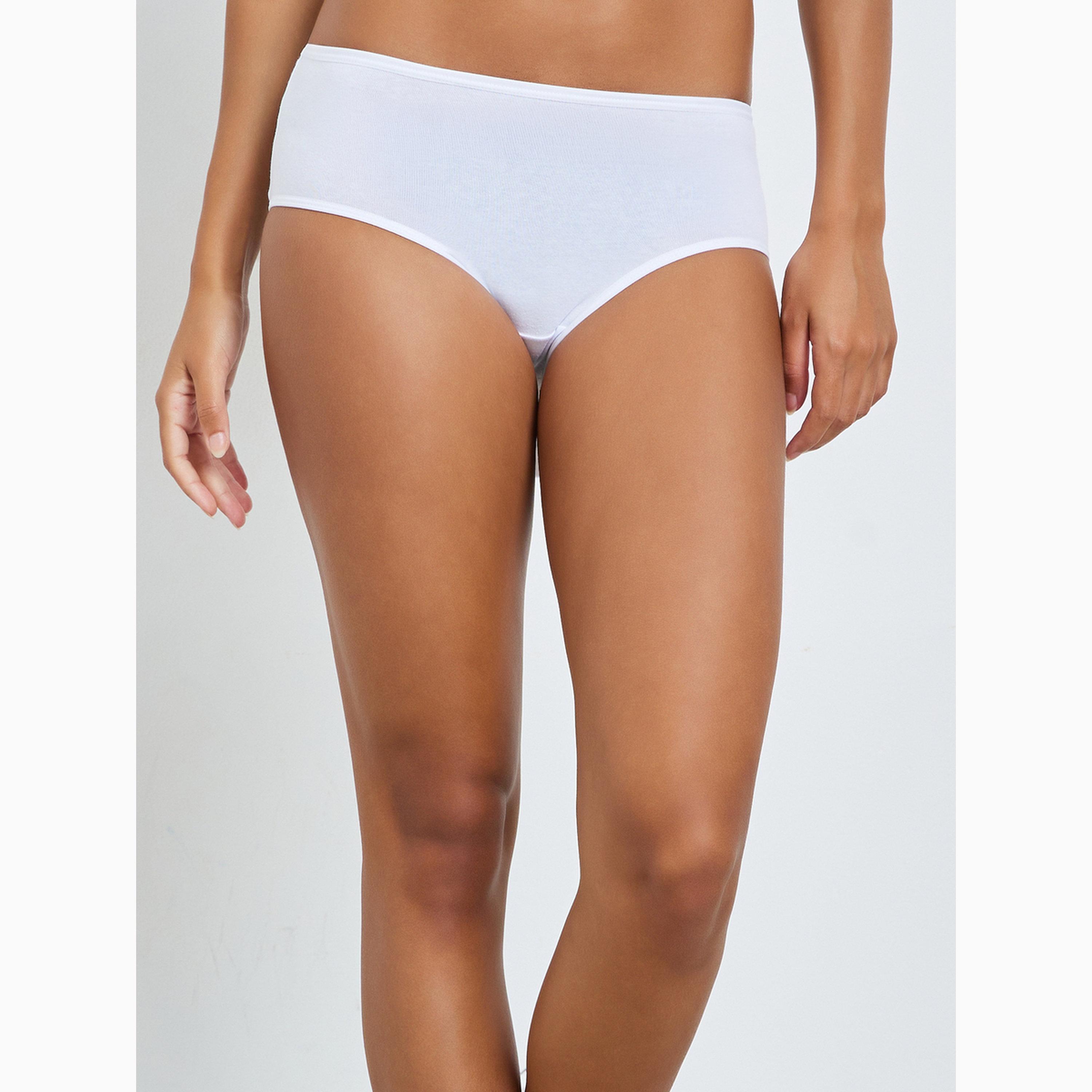 Styli Pack of 5 - Cotton Elastane Full Briefs-women-clothing-lingerie-panties-image-3