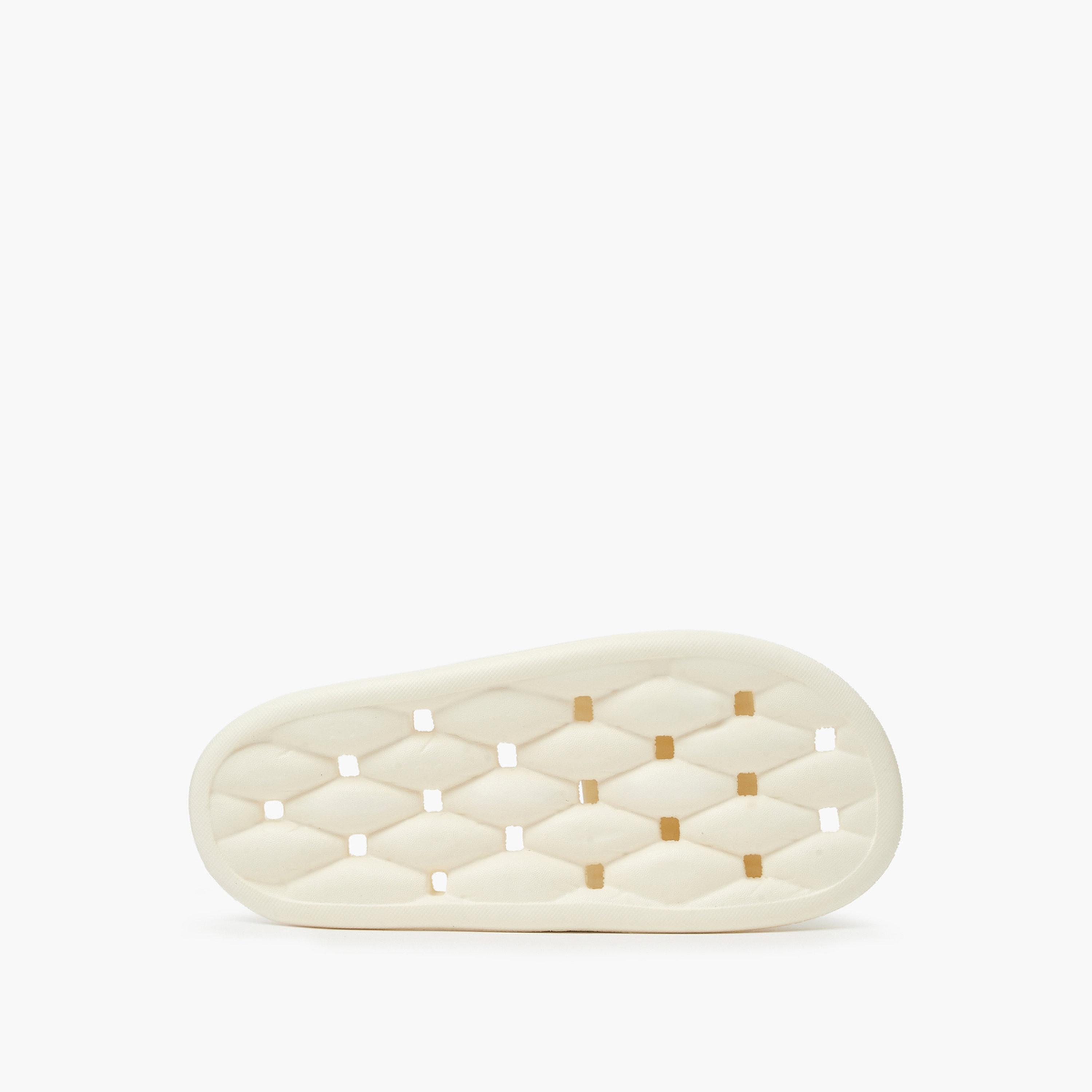 صندل سلايد بحواف متباينة باللون الأبيض-women-shoes-flats-slides-image-6
