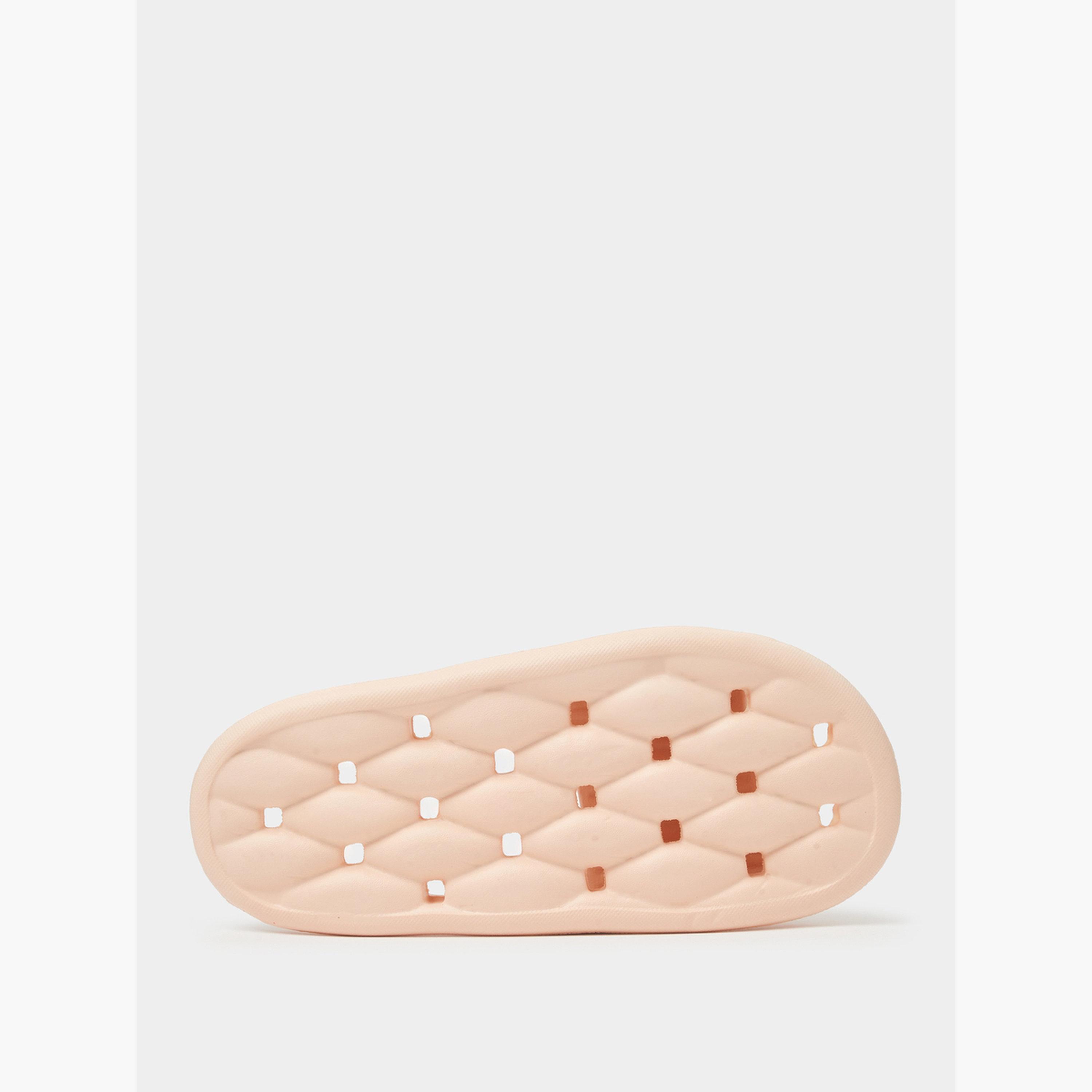 صندل سلايد بحواف متباينة باللون الوردي-women-shoes-flats-slides-image-6