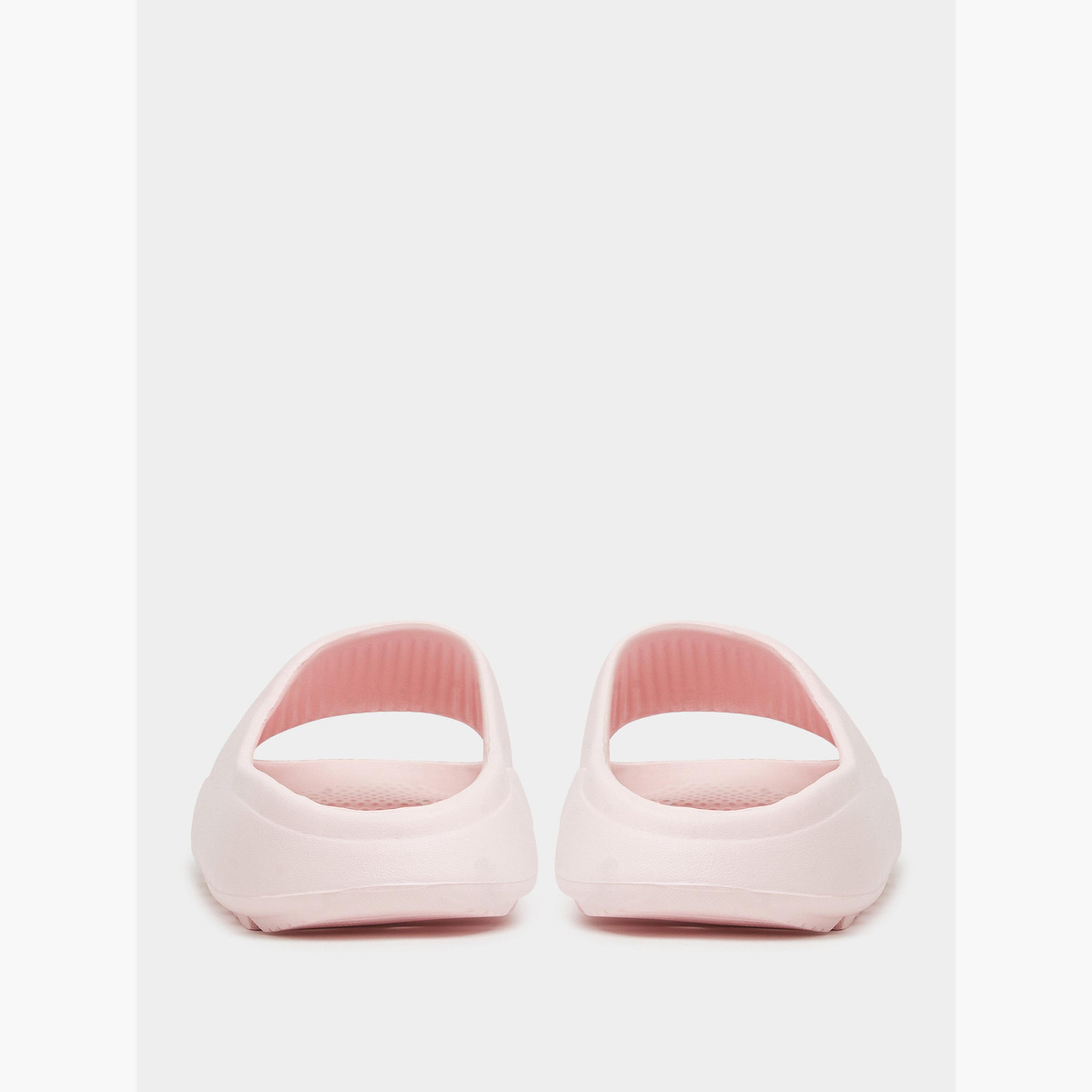 Take Two Pink Solid Comfort Slides-women-shoes-flats-slides-image-5
