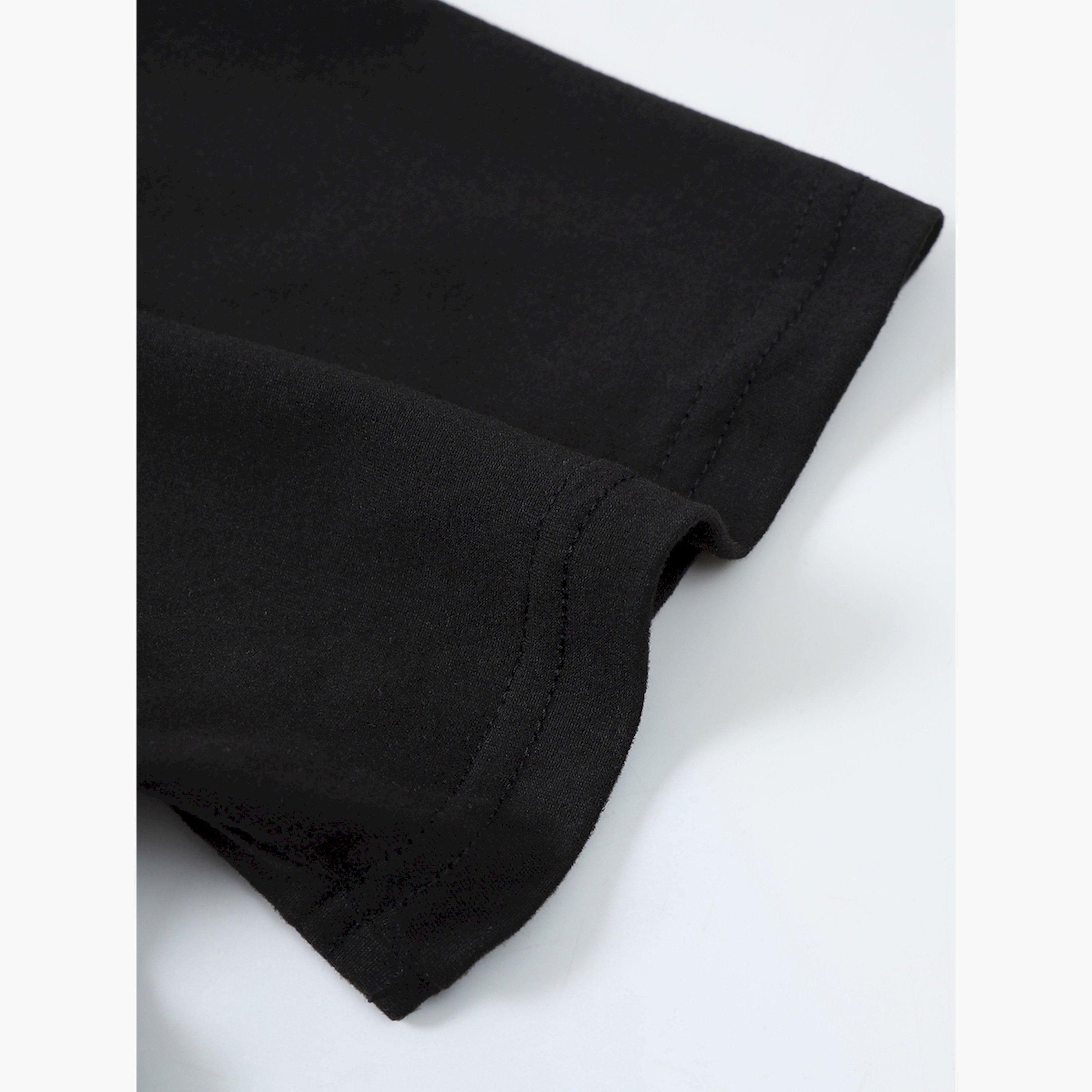 Take Two Men Black Graphic Print Round Neck Tank and Shorts Co-Ords-men-clothing-coordsets-image-3