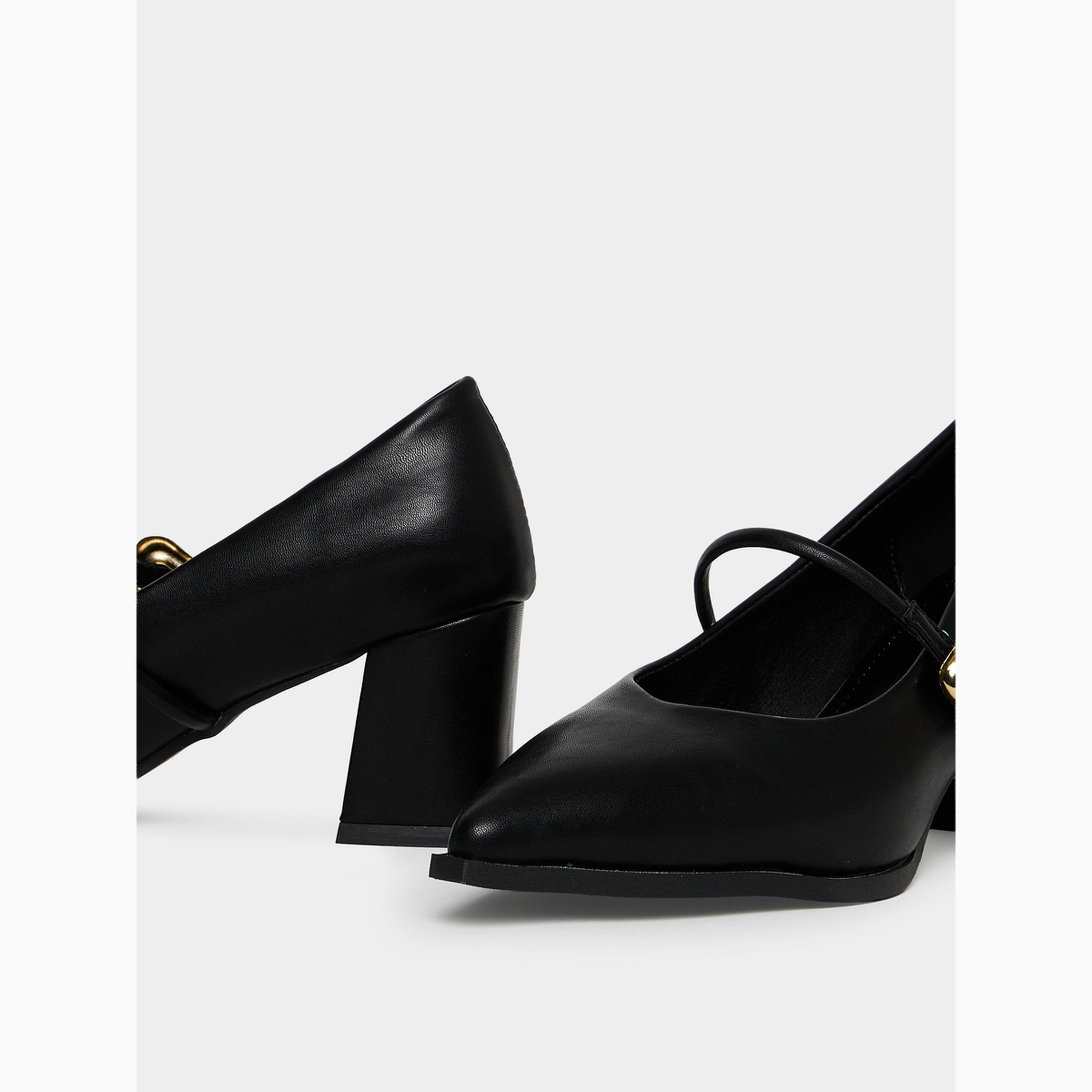 Take Two Black Mary Jane Block-Heel Sandals-women-shoes-heels-image-3