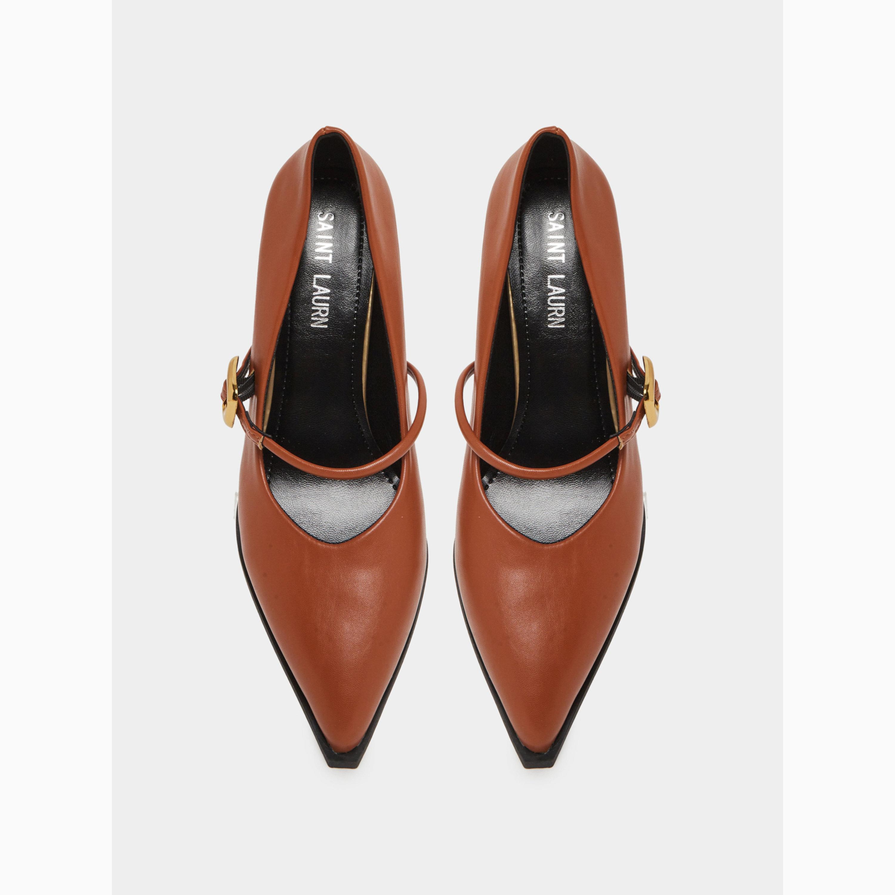 Take Two Coffee Brown Pointed Toe Block Heel Sandals-women-shoes-heels-image-5