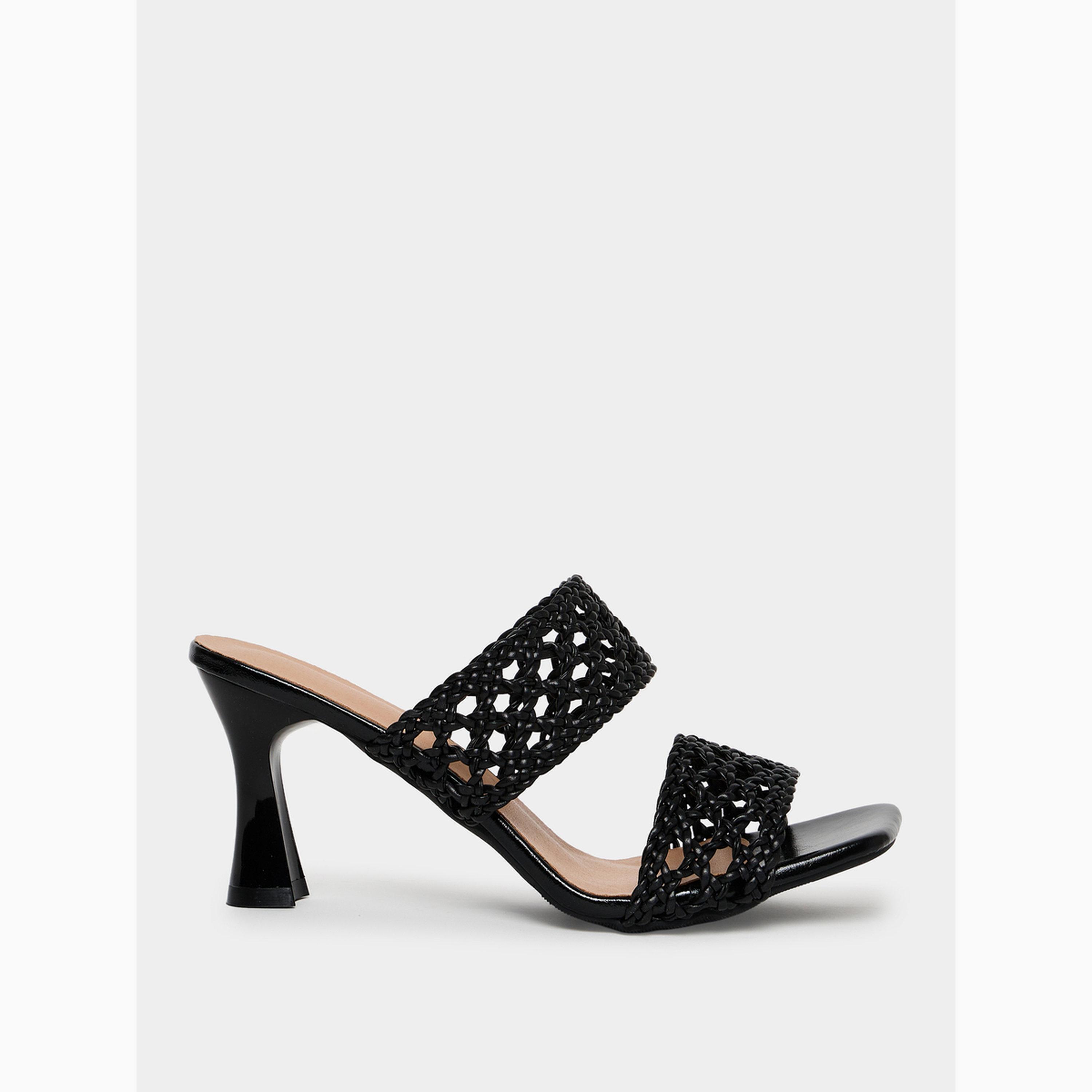 صندل منسوج ومجدول-women-shoes-sandals-heeled-image-2