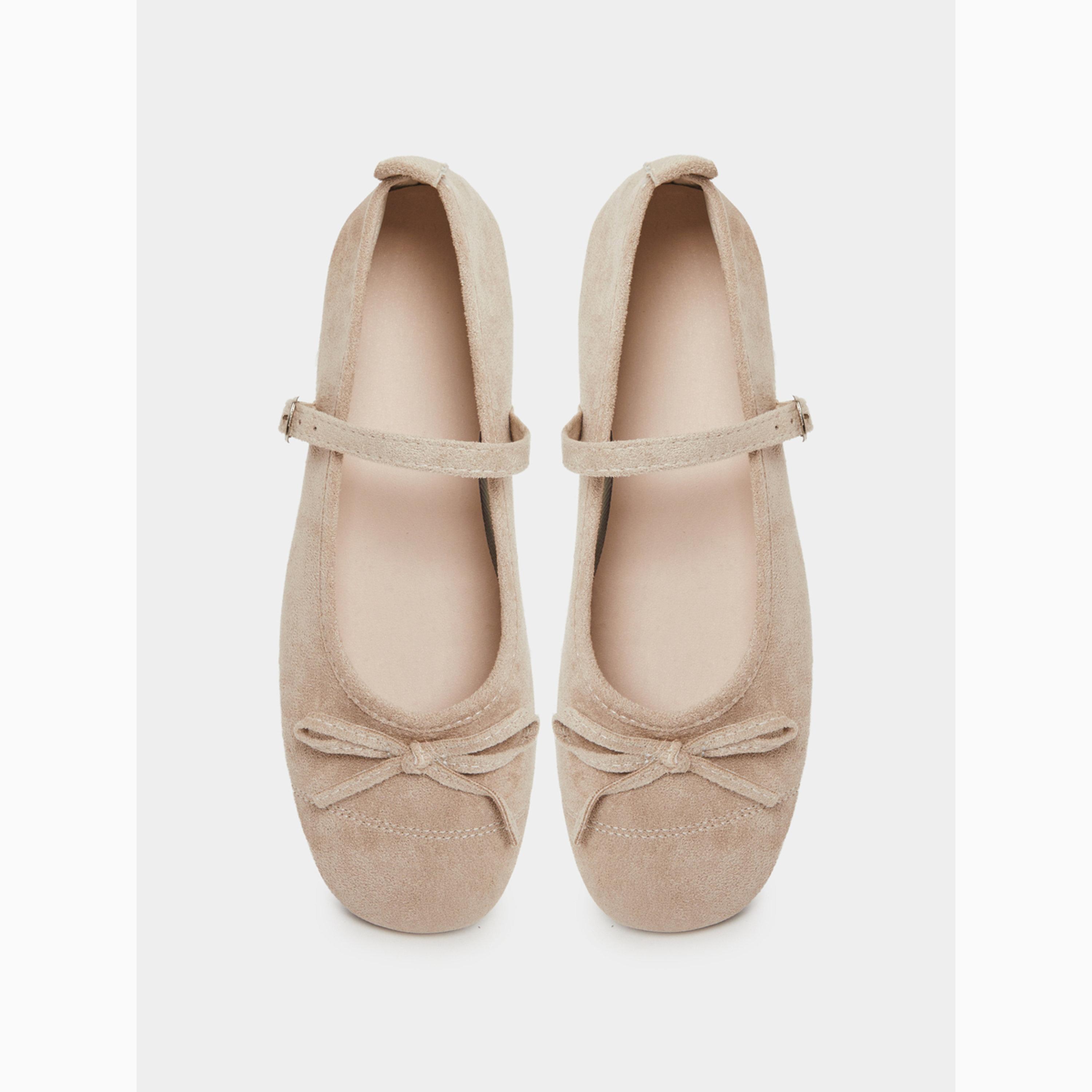 صندل فلات بتفاصيل فيونكة-women-shoes-ballerinas-image-5