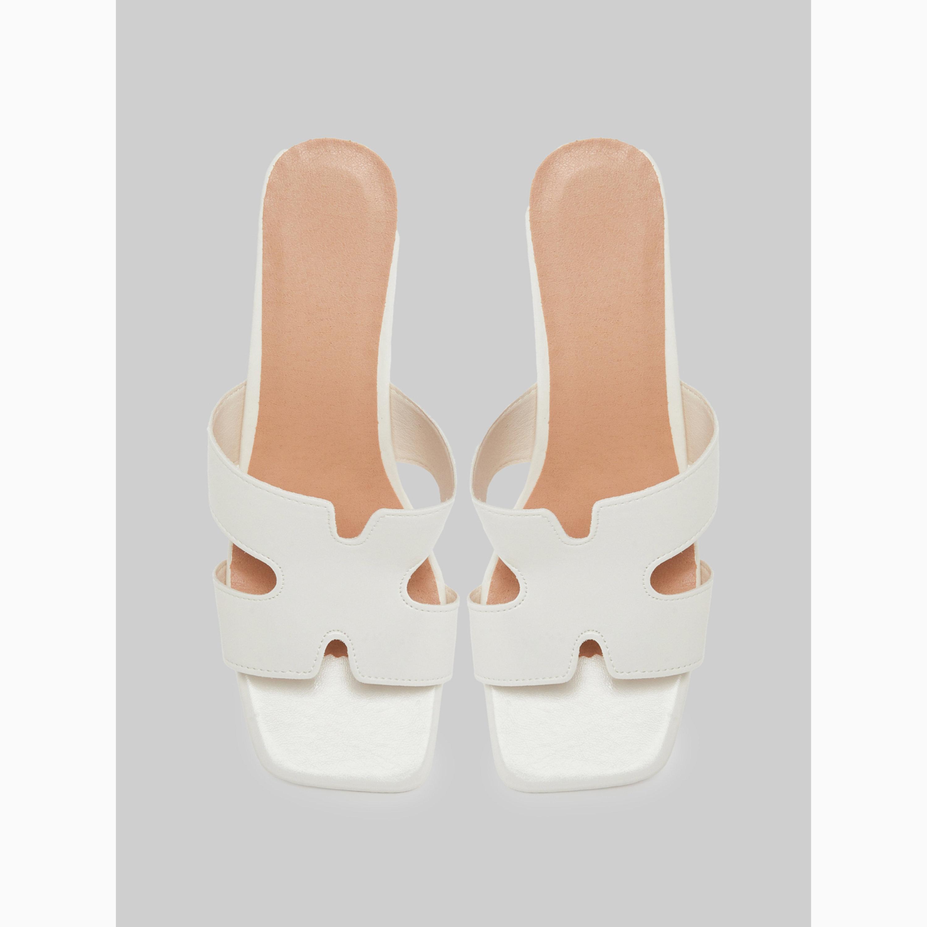 Take Two White Slip-On Kitten Heel Sandals-women-shoes-sandals-heeled-image-5