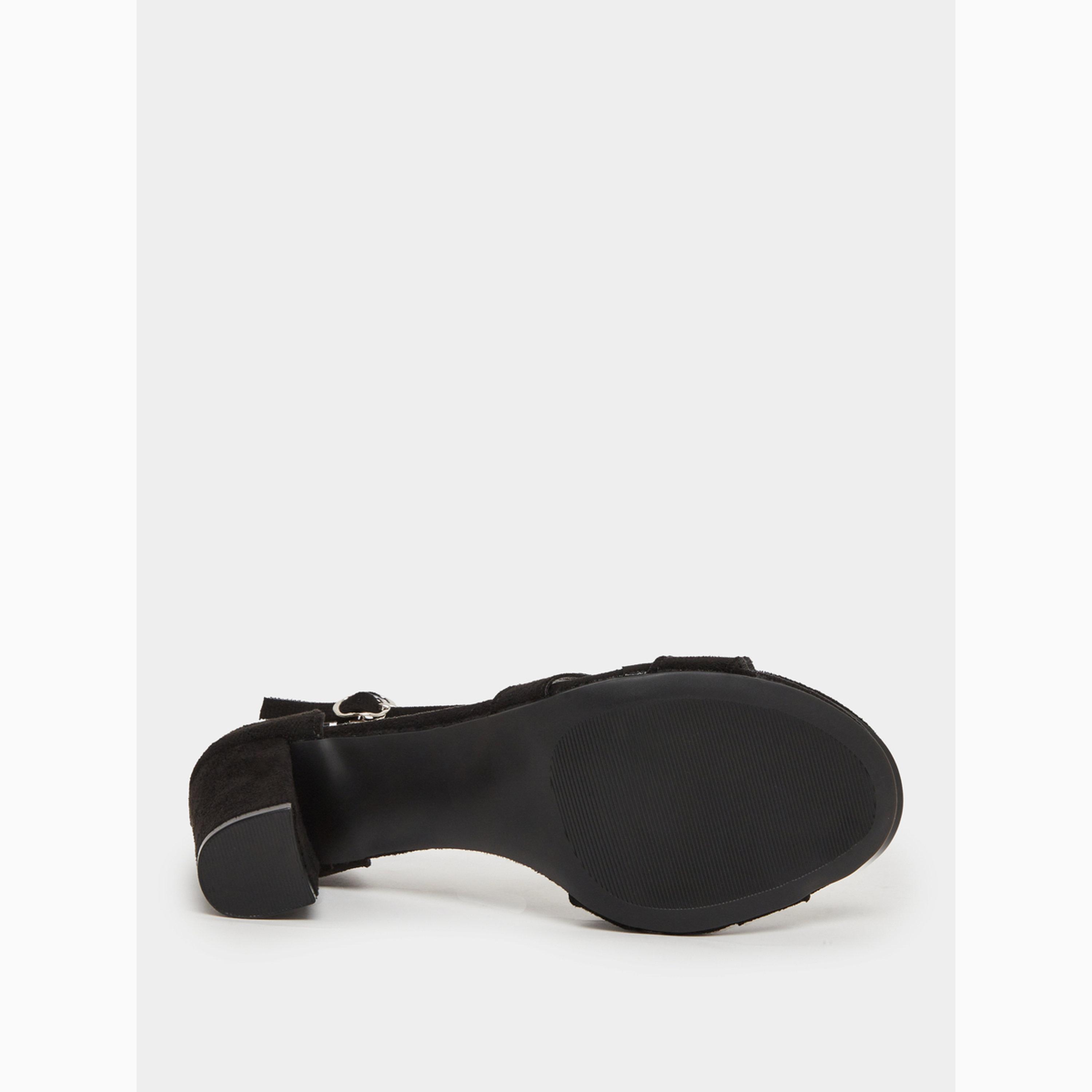 Take Two Black Ankle Strap High Heel Sandals-women-shoes-sandals-heeled-image-6