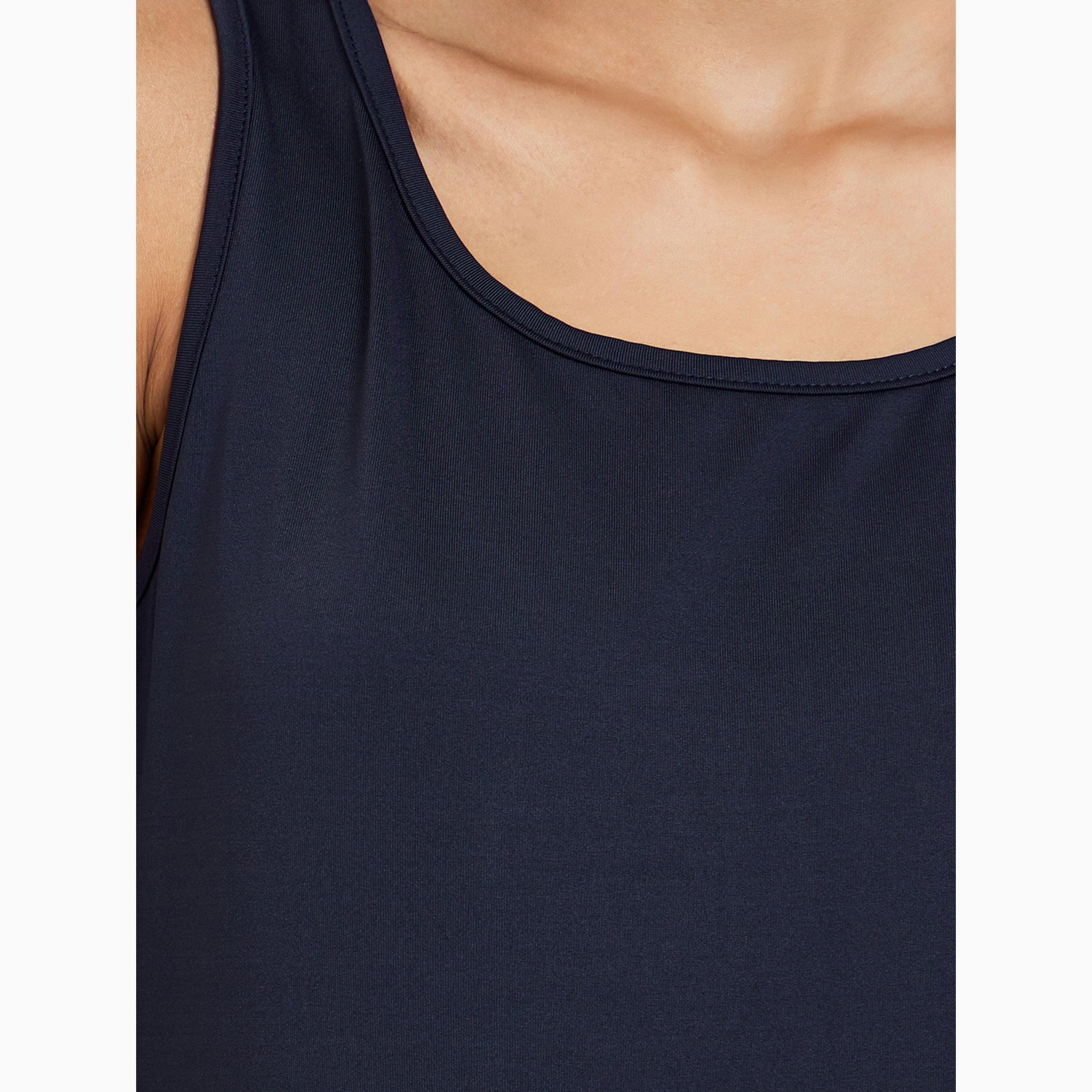 Styli Blue Solid Round Neck Cami Top-women-clothing-shirtsandblouses-blouses-image-4