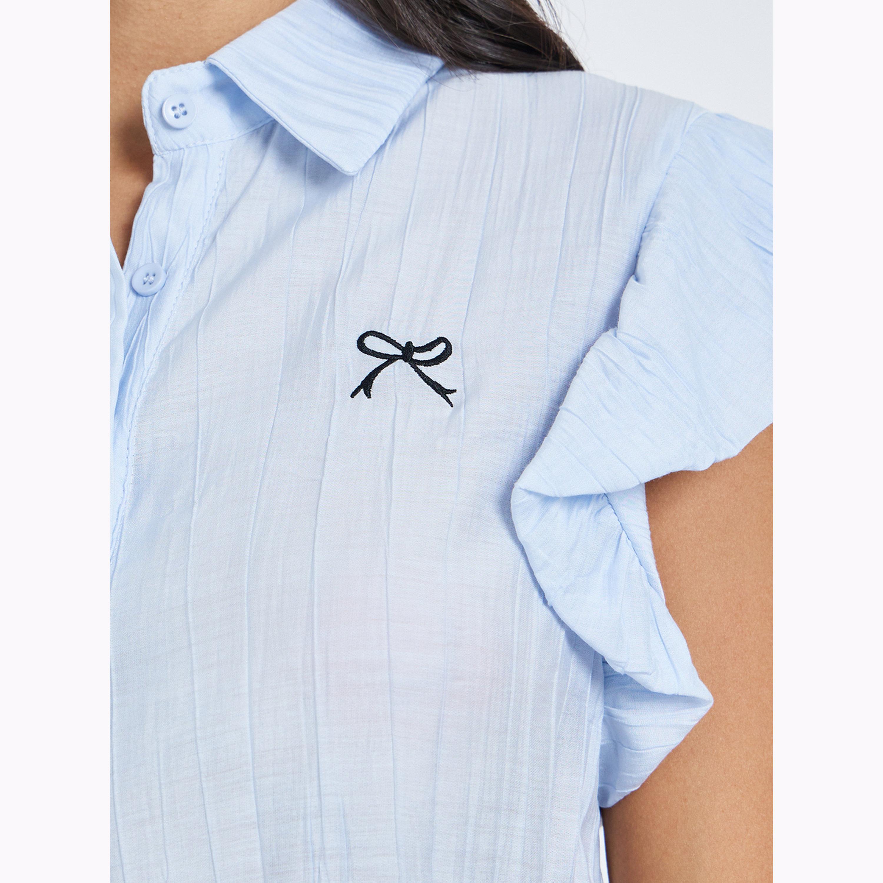 بلوزة بأكمام كشكش وتفاصيل فيونكة-women-clothing-shirtsandblouses-shirts-image-5