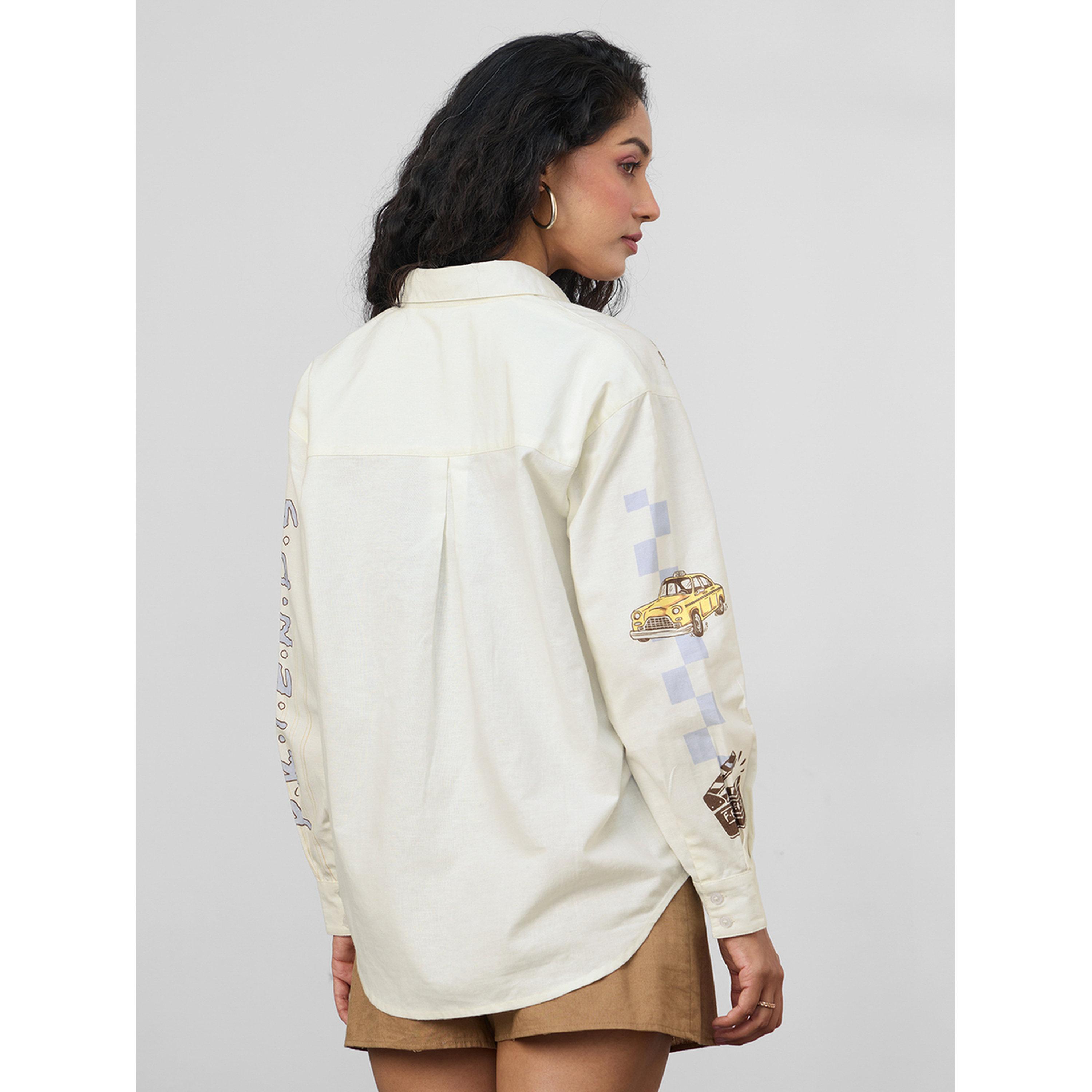 قميص بطبعة جرافيك فريندز-women-clothing-shirtsandblouses-shirts-image-5