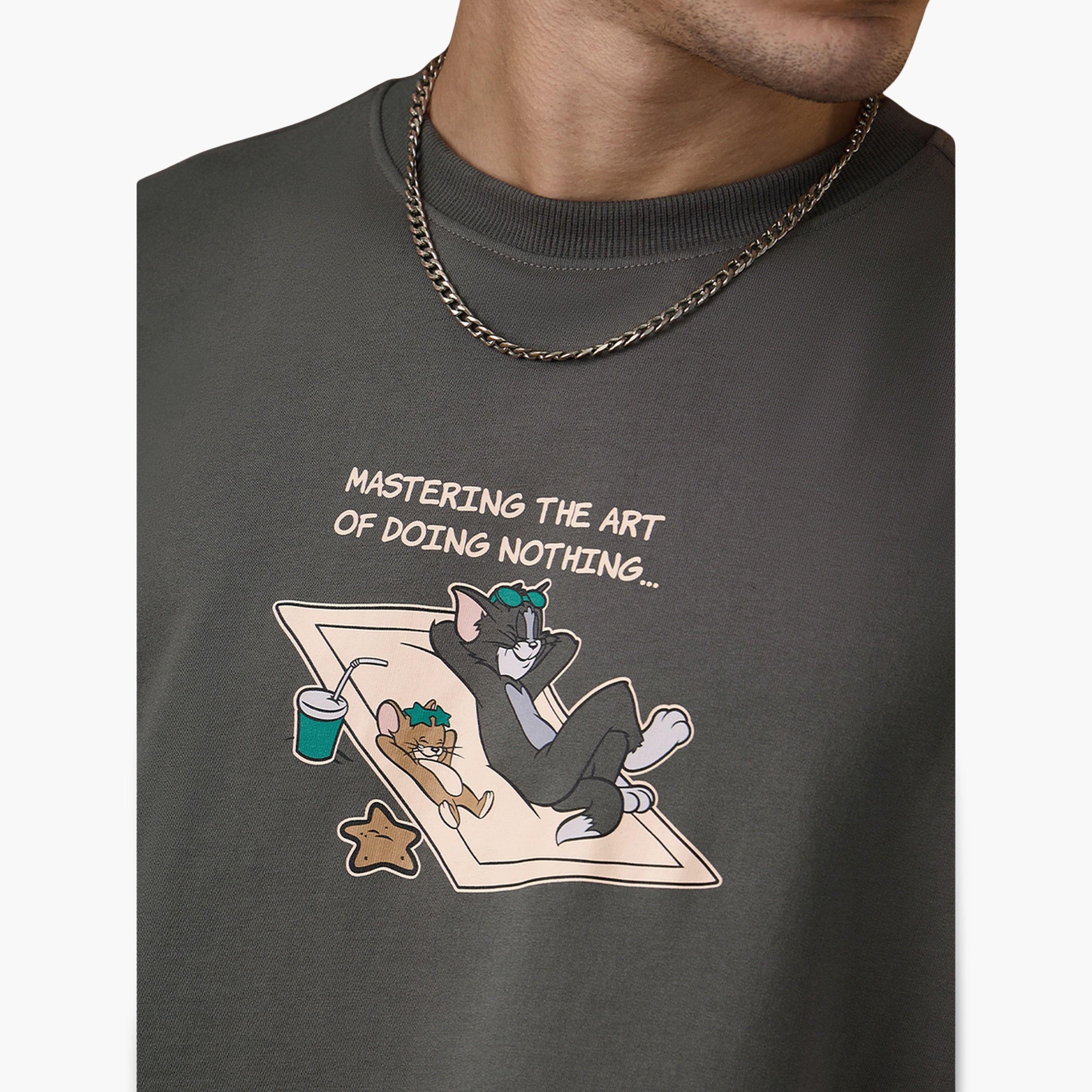 تيشيرت فضفاض بطبعة توم وجيري-men-clothing-tshirtsandpolos-tshirts-image-6