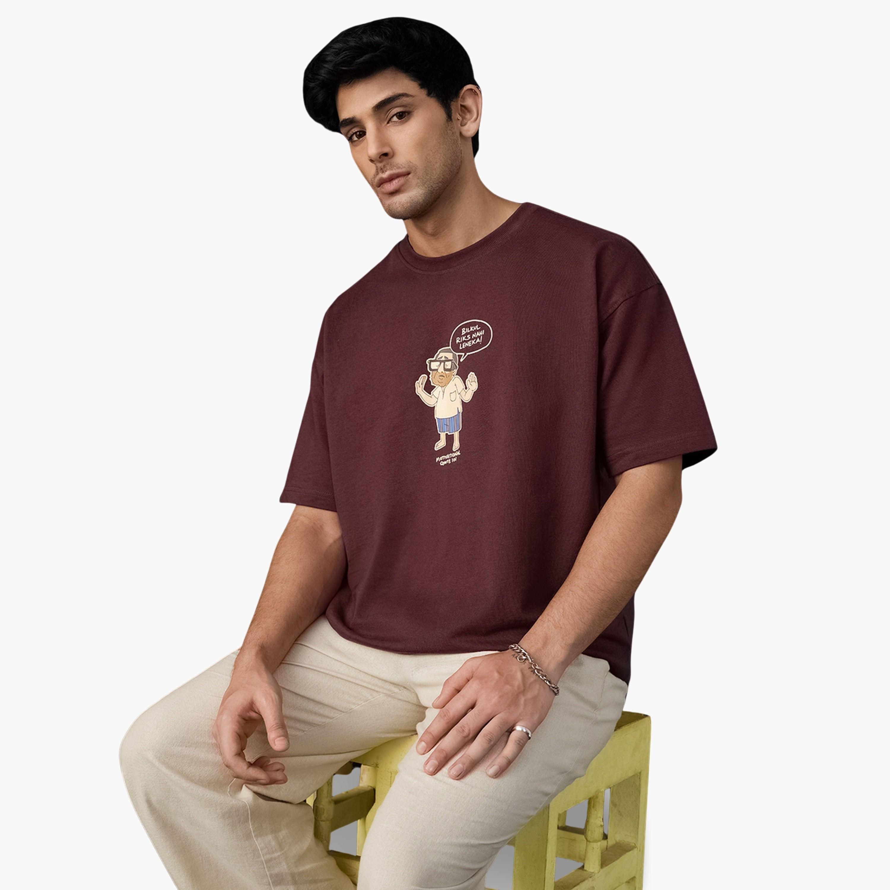 تيشيرت فضفاض بطبعة جرافيك-men-clothing-tshirtsandpolos-tshirts-image-4