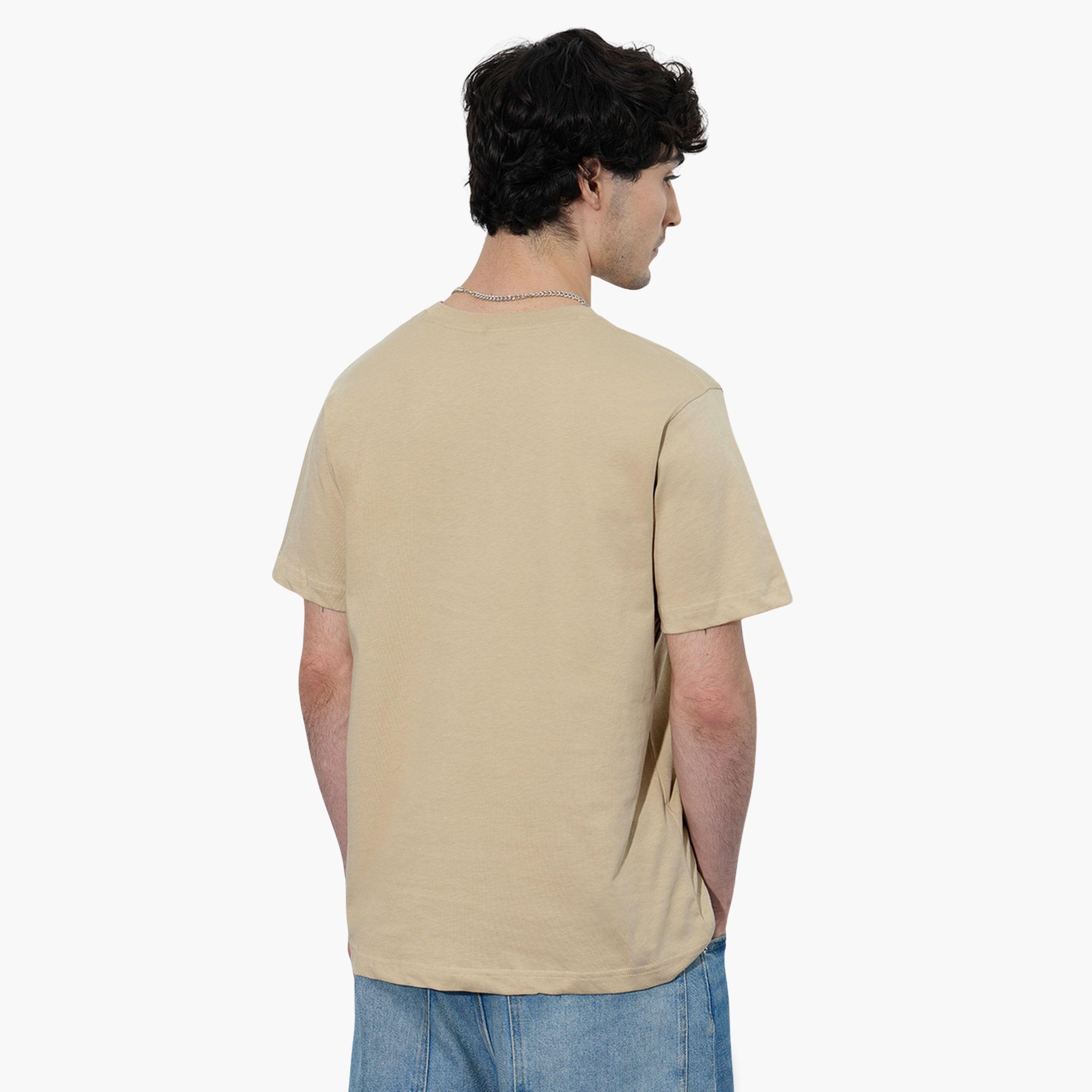 The Souled Store X Styli Beige Vasooli Bhai Relaxed Fit T-Shirt-men-clothing-tshirtsandpolos-tshirts-image-4
